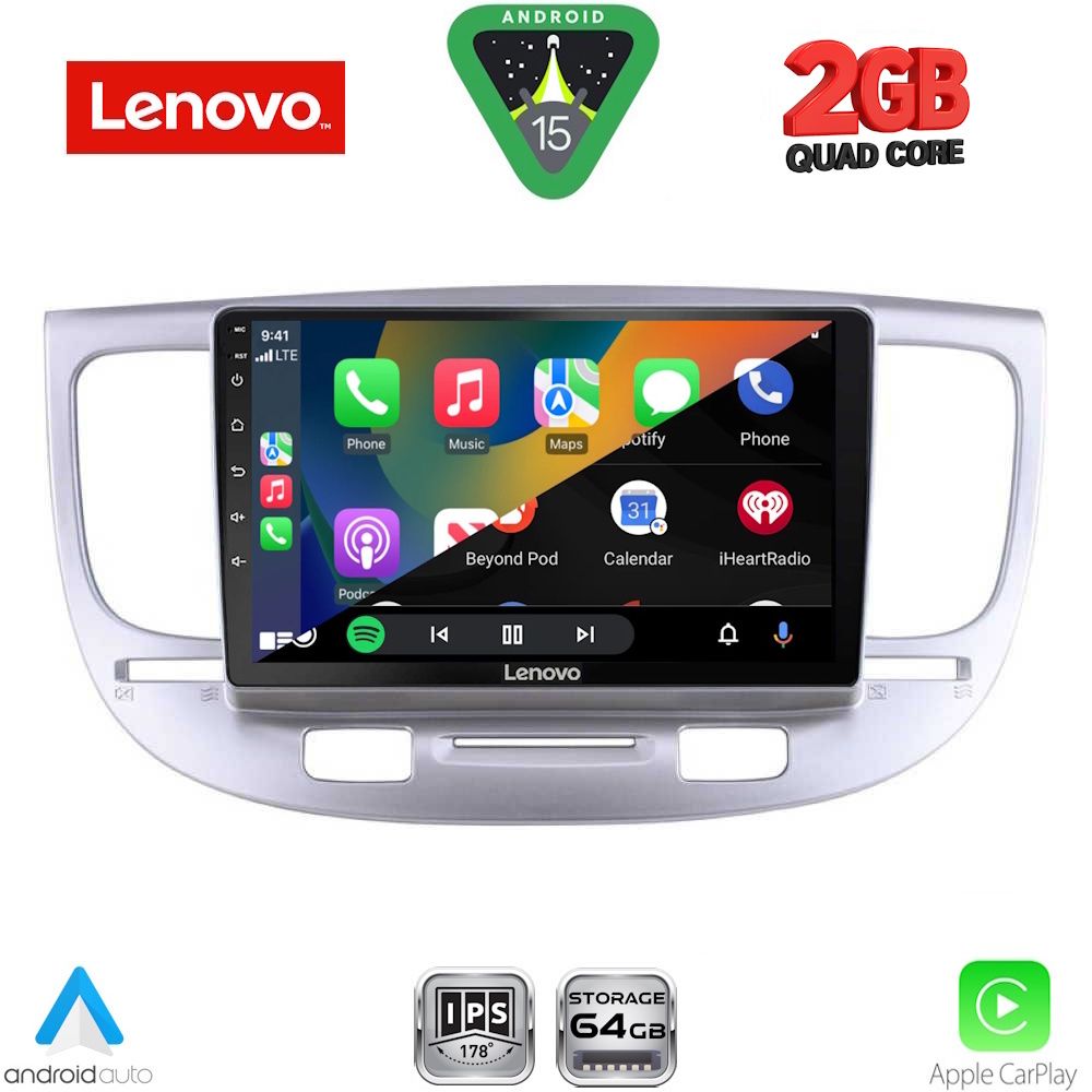 LENOVO LVD 2313_CPA (9inc) MULTIMEDIA TABLET for KIA RIO mod. 2005-2011 LENOVO LVD 2313_CPA (9inc) MULTIMEDIA TABLET for KIA RIO mod. 2005-2011
