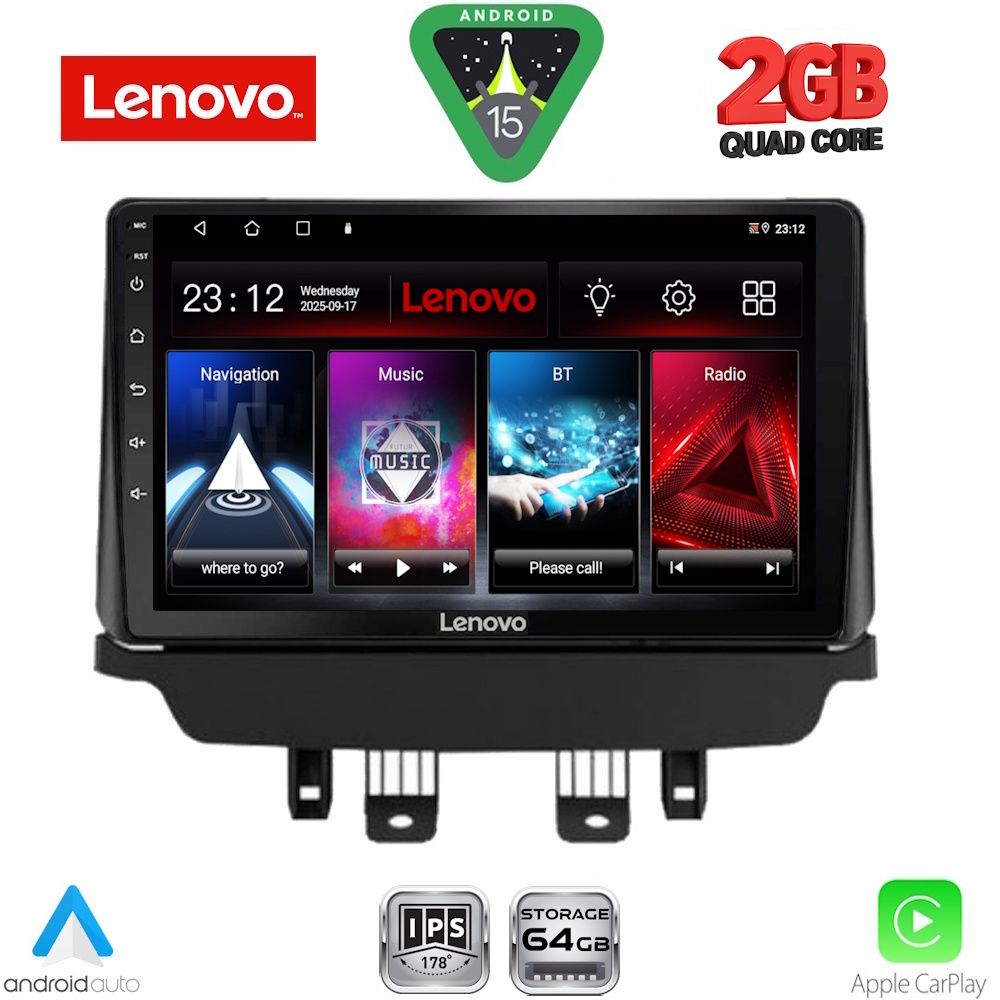 LENOVO LVD 2362_CPA (9inc) MULTIMEDIA TABLET for MAZDA 2 mod. 2014-2023 LENOVO LVD 2362_CPA (9inc) MULTIMEDIA TABLET for MAZDA 2 mod. 2014-2023
