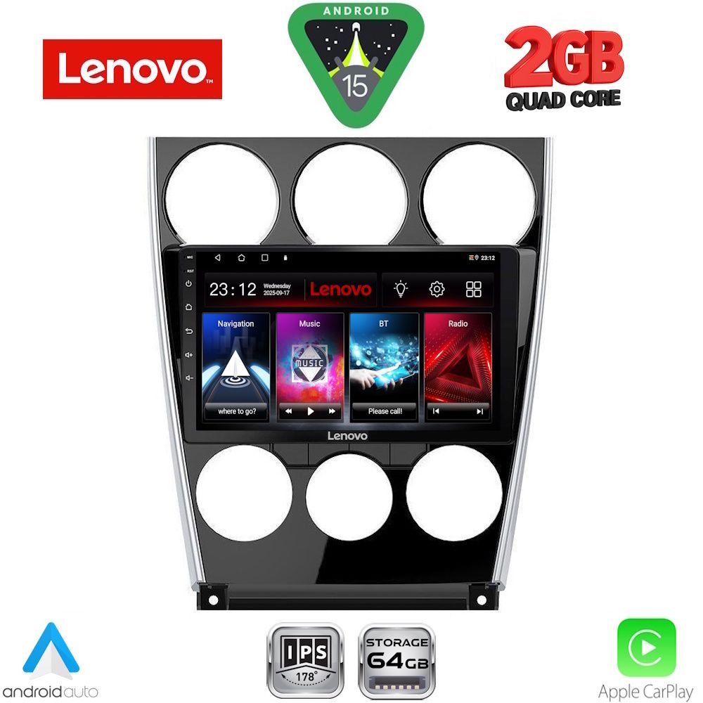 LENOVO LVD 2375_CPA (9inc) MULTIMEDIA TABLET for MAZDA 6 (FACELIFT) mod. 2005-2008 LENOVO LVD 2375_CPA (9inc) MULTIMEDIA TABLET for MAZDA 6 (FACELIFT) mod. 2005-2008