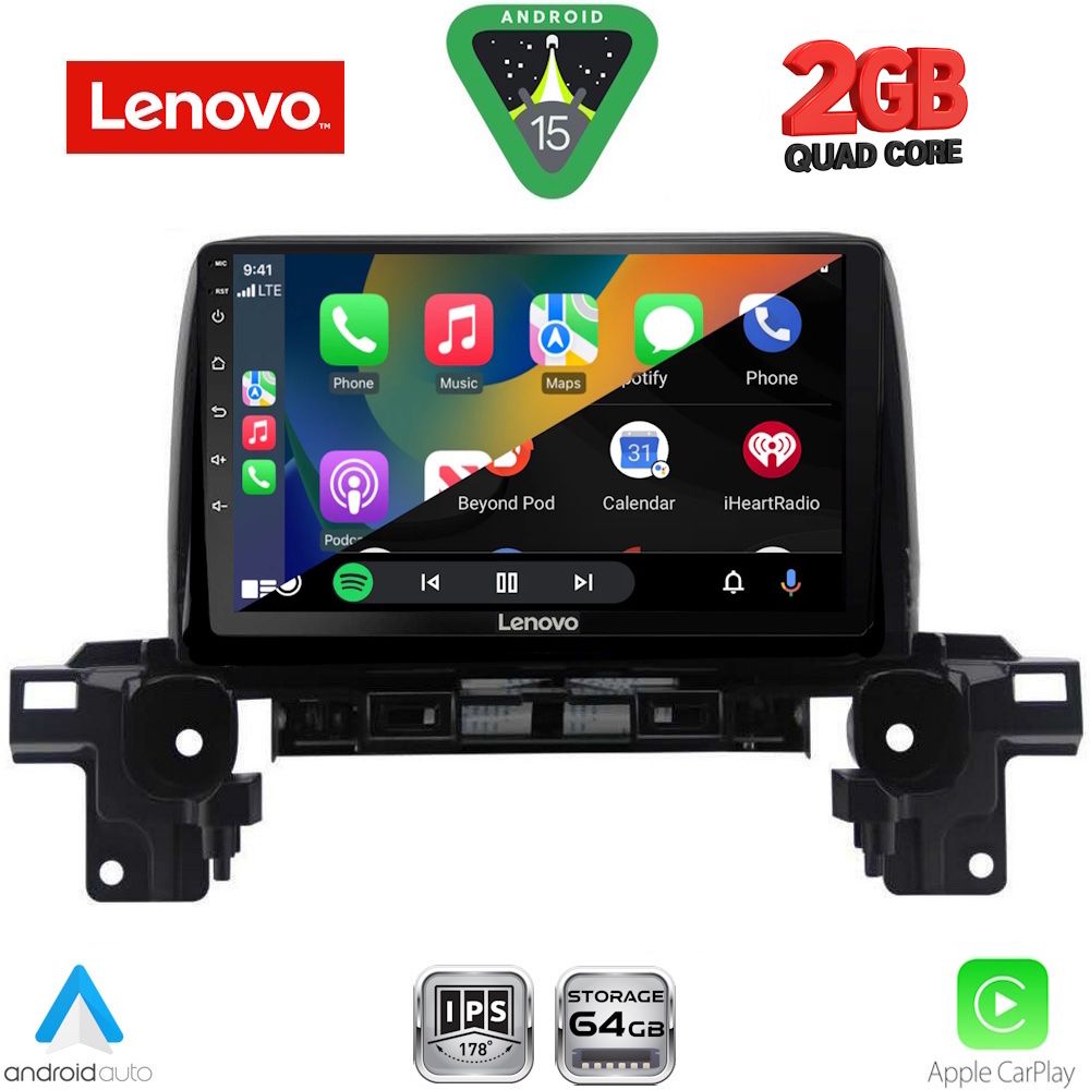 LENOVO LVD 2381_CPA (9inc) MULTIMEDIA TABLET for MAZDA CX5 mod. 2017-2025 LENOVO LVD 2381_CPA (9inc) MULTIMEDIA TABLET for MAZDA CX5 mod. 2017-2025