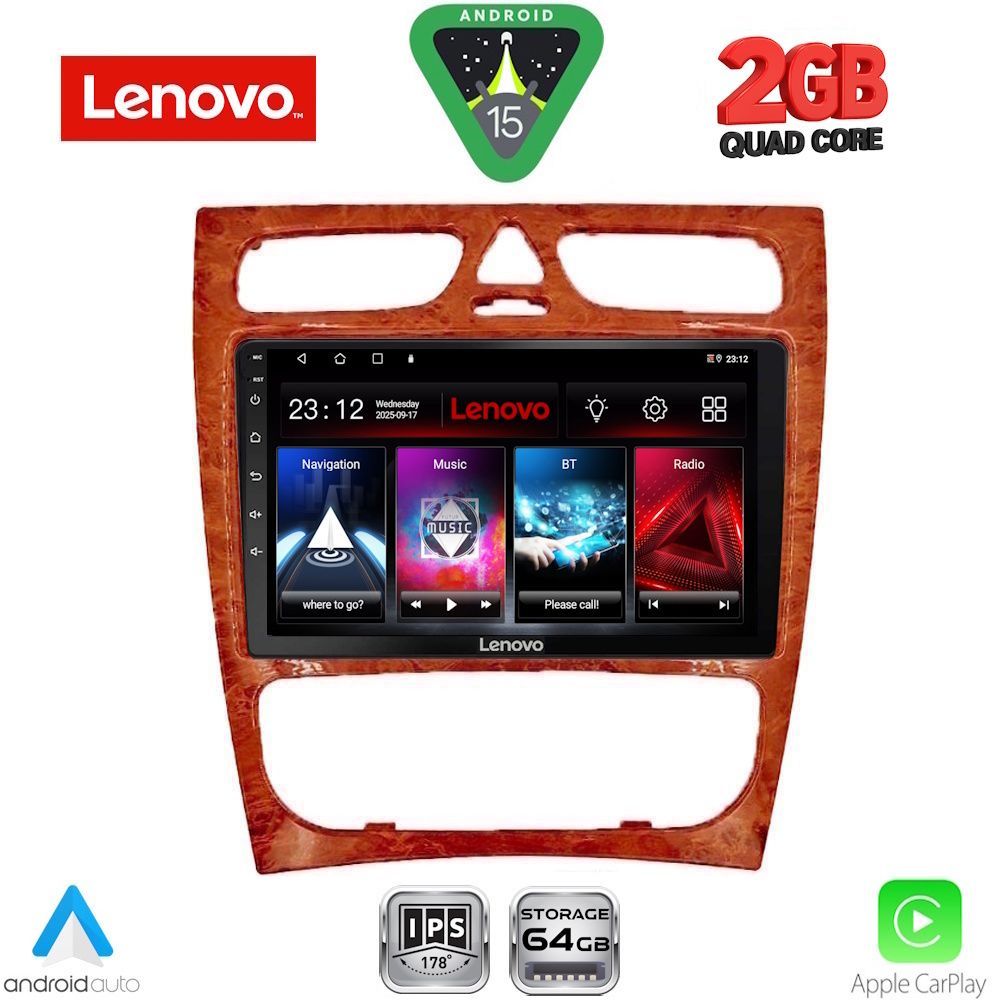 LENOVO LVD 2402CH_CPA (9inc) MULTIMEDIA TABLET for MERCEDES C (W203) mod. 1999-2004 LENOVO LVD 2402CH_CPA (9inc) MULTIMEDIA TABLET for MERCEDES C (W203) mod. 1999-2004