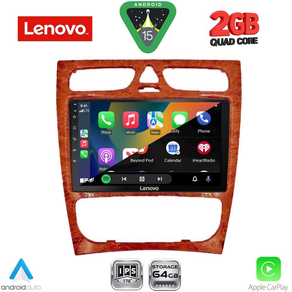 LENOVO LVD 2402CH_CPA (9inc) MULTIMEDIA TABLET for MERCEDES C (W203) mod. 1999-2004 LENOVO LVD 2402CH_CPA (9inc) MULTIMEDIA TABLET for MERCEDES C (W203) mod. 1999-2004