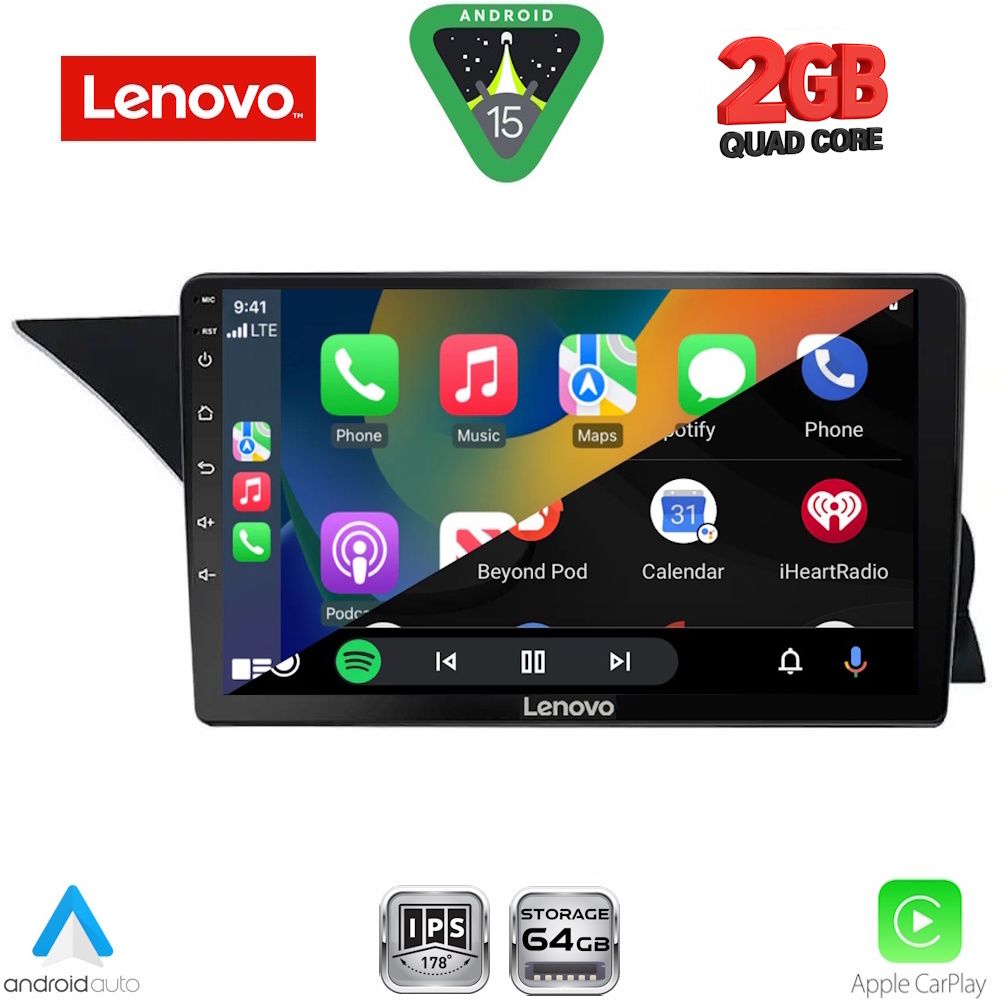 LENOVO LVD 2412_CPA (NTG 4.5) (9inc) MULTIMEDIA TABLET for MERCEDES GLK (X204) mod. 2013-2017 LENOVO LVD 2412_CPA (NTG 4.5) (9inc) MULTIMEDIA TABLET for MERCEDES GLK (X204) mod. 2013-2017