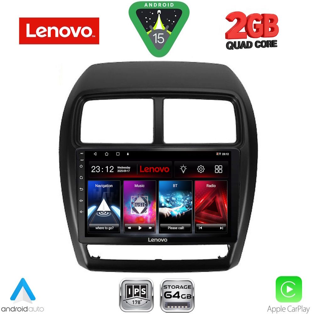 LENOVO LVD 2431_CPA (9inc) MULTIMEDIA TABLET for MITSUBISHI ASX mod. 2020-2023 LENOVO LVD 2431_CPA (9inc) MULTIMEDIA TABLET for MITSUBISHI ASX mod. 2020-2023
