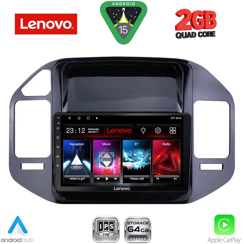 LENOVO LVD 2444_CPA (9inc) MULTIMEDIA TABLET for MITSUBISHI PAJERO mod. 1999-2006 LENOVO LVD 2444_CPA (9inc) MULTIMEDIA TABLET for MITSUBISHI PAJERO mod. 1999-2006