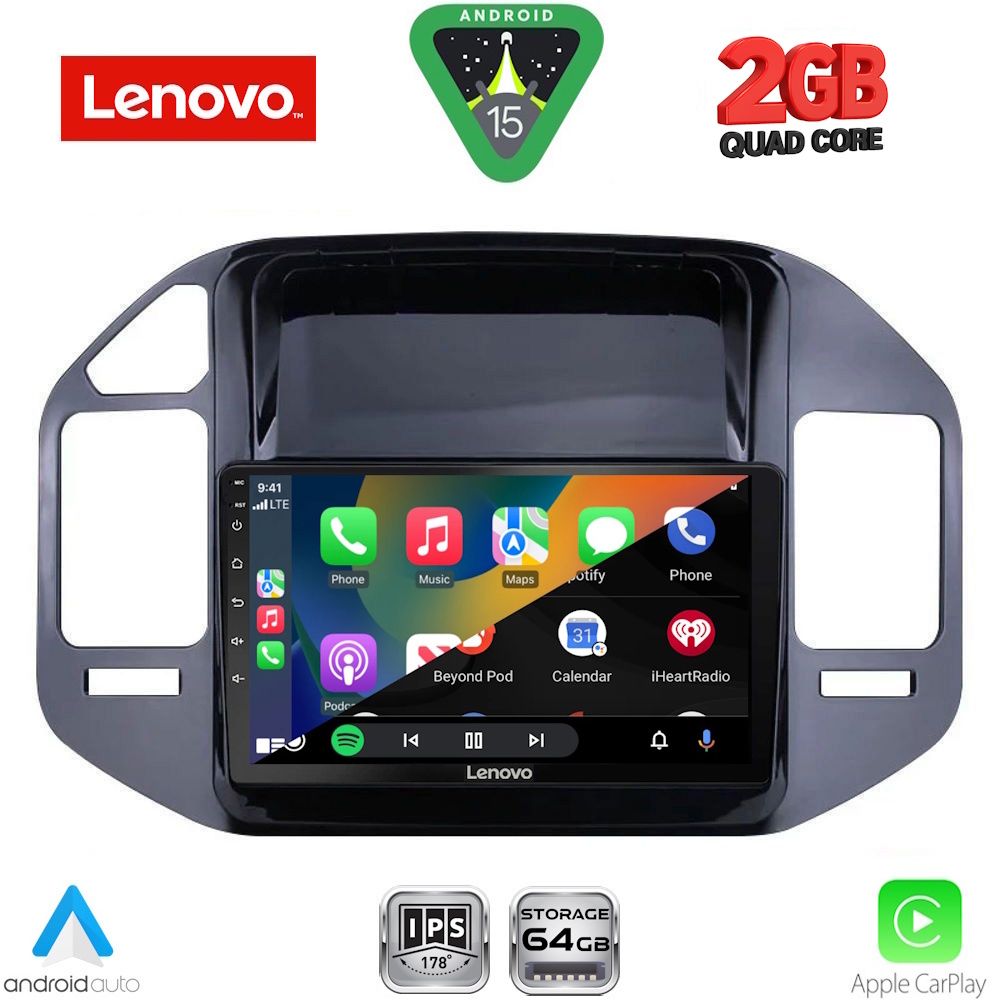 LENOVO LVD 2444_CPA (9inc) MULTIMEDIA TABLET for MITSUBISHI PAJERO mod. 1999-2006 LENOVO LVD 2444_CPA (9inc) MULTIMEDIA TABLET for MITSUBISHI PAJERO mod. 1999-2006