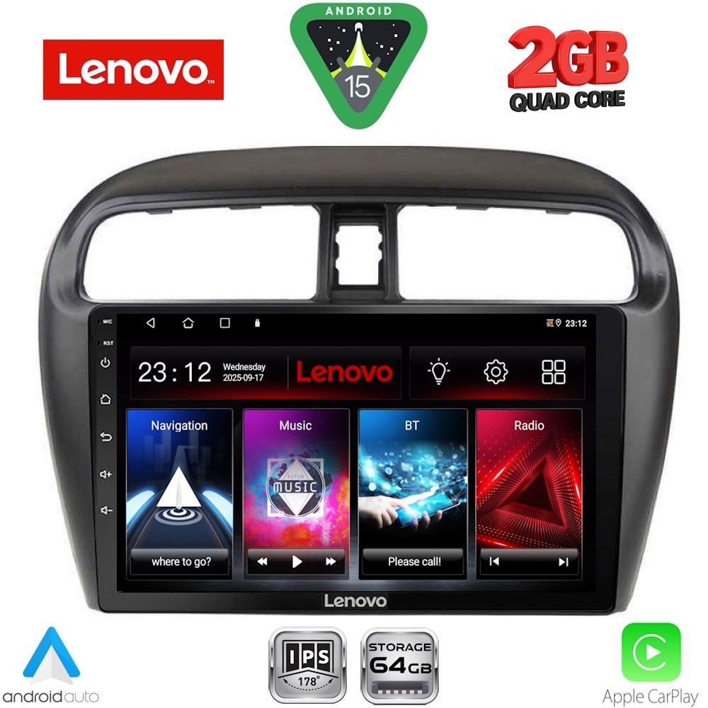 LENOVO LVD 2448_CPA (9inc) MULTIMEDIA TABLET for MITSUBISHI SPACESTAR mod. 2013-2020 LENOVO LVD 2448_CPA (9inc) MULTIMEDIA TABLET for MITSUBISHI SPACESTAR mod. 2013-2020