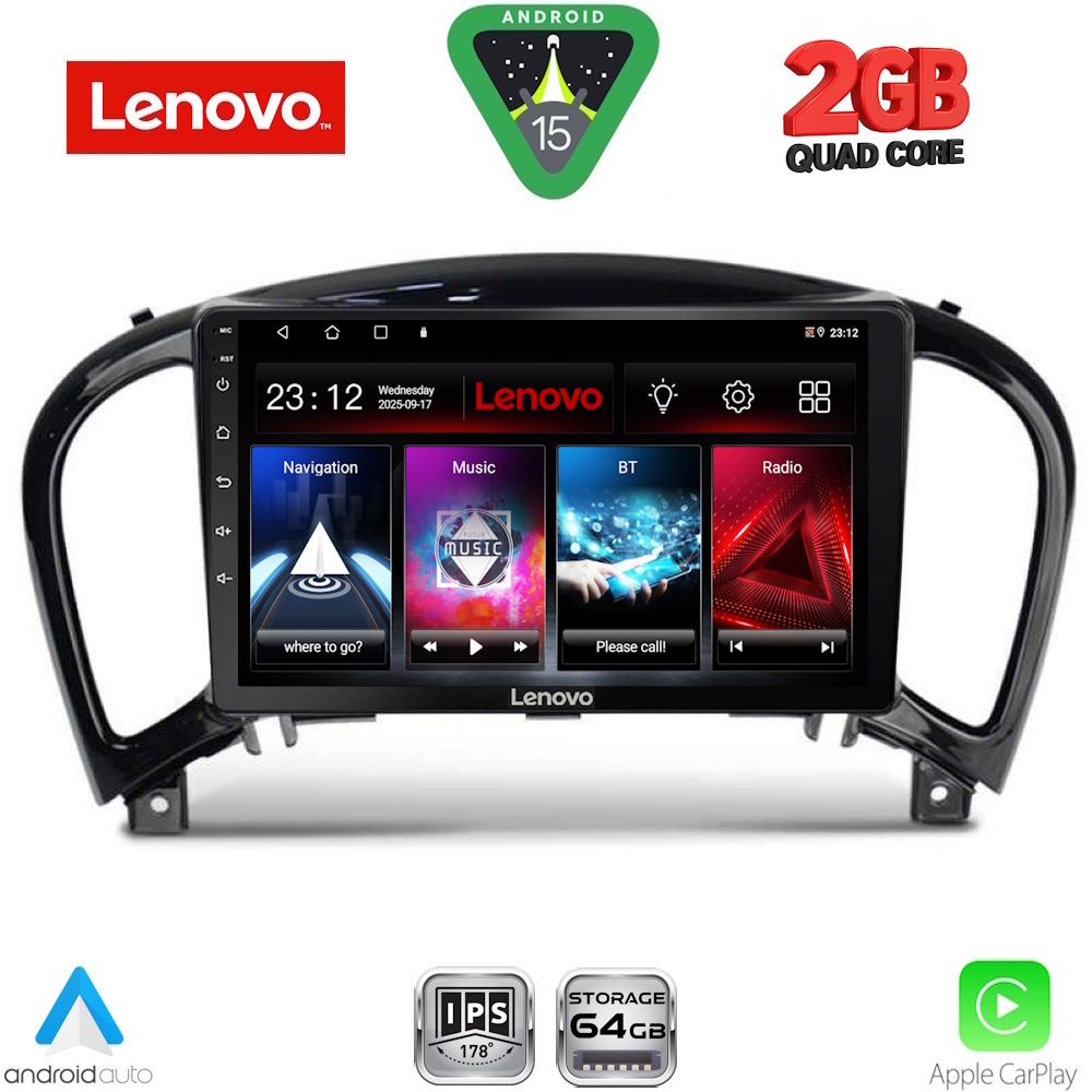 LENOVO LVD 2452_CPA (9inc) MULTIMEDIA TABLET for NISSAN JUKE mod. 2009-2020 LENOVO LVD 2452_CPA (9inc) MULTIMEDIA TABLET for NISSAN JUKE mod. 2009-2020