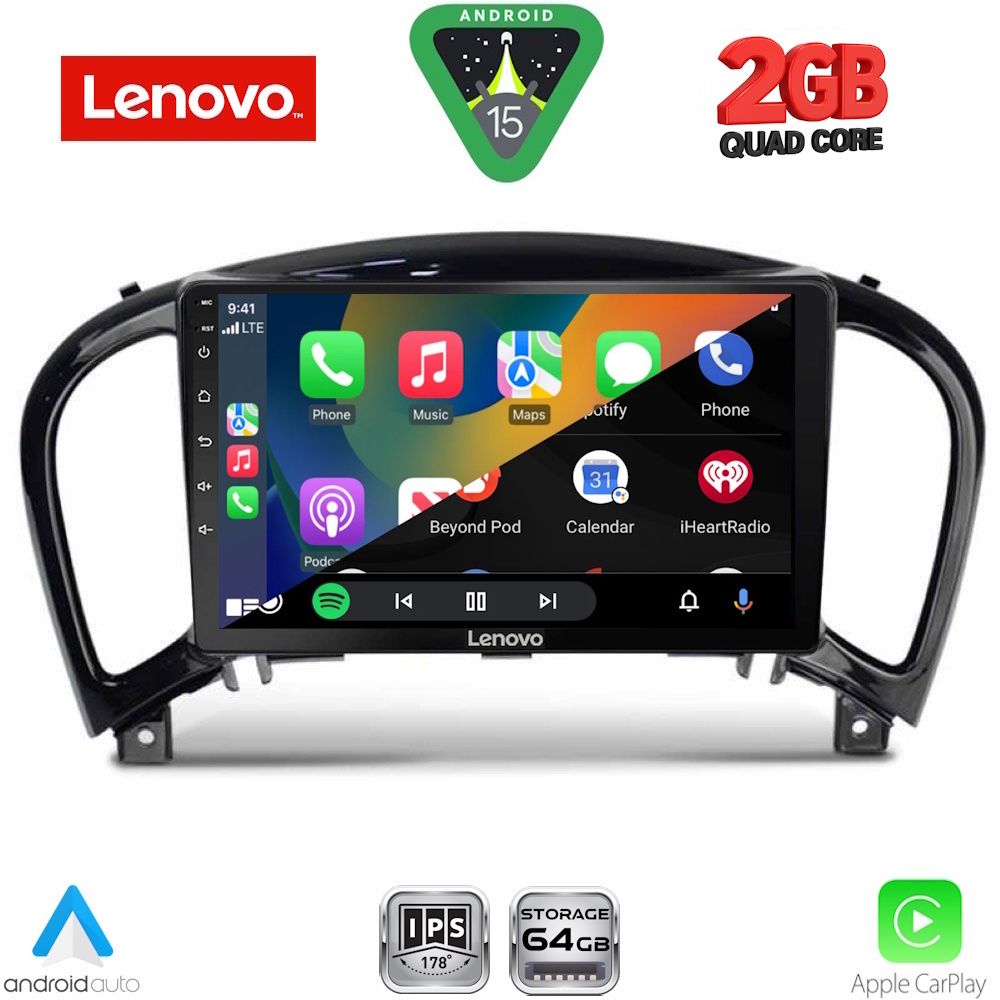 LENOVO LVD 2452_CPA (9inc) MULTIMEDIA TABLET for NISSAN JUKE mod. 2009-2020 LENOVO LVD 2452_CPA (9inc) MULTIMEDIA TABLET for NISSAN JUKE mod. 2009-2020