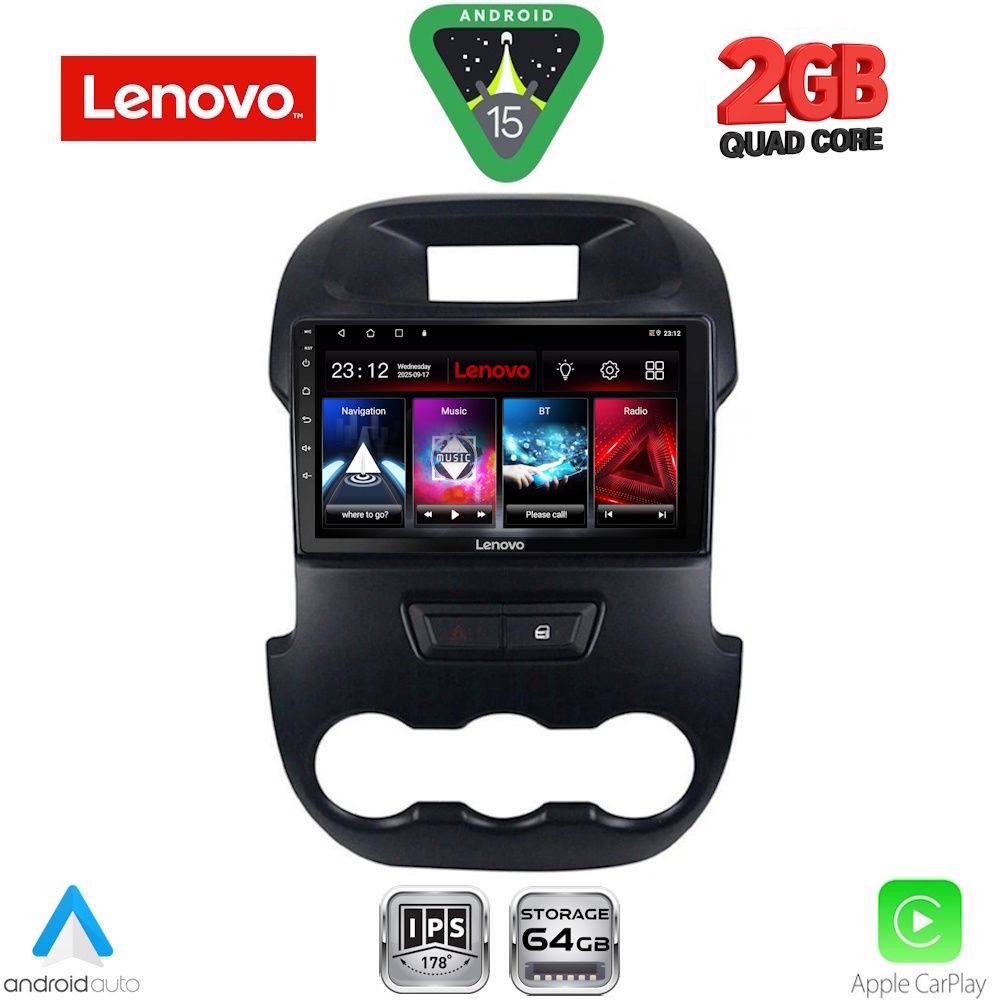 LENOVO LVD 2171_CPA (9inc) MULTIMEDIA TABLET for FORD RANGER mod. 2011-2015 LENOVO LVD 2171_CPA (9inc) MULTIMEDIA TABLET for FORD RANGER mod. 2011-2015