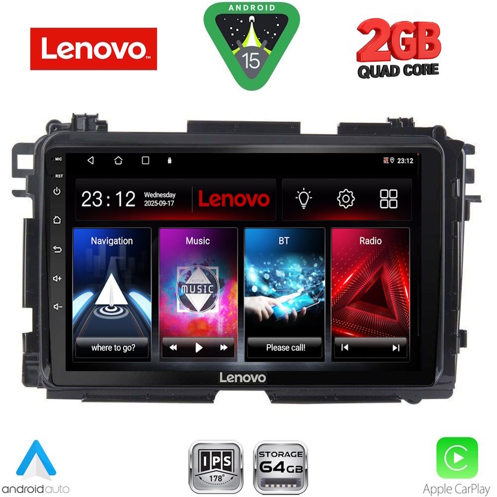 LENOVO LVD 2201_CPA (9inc) MULTIMEDIA TABLET for HONDA HRV mod. 2015-2021 LENOVO LVD 2201_CPA (9inc) MULTIMEDIA TABLET for HONDA HRV mod. 2015-2021