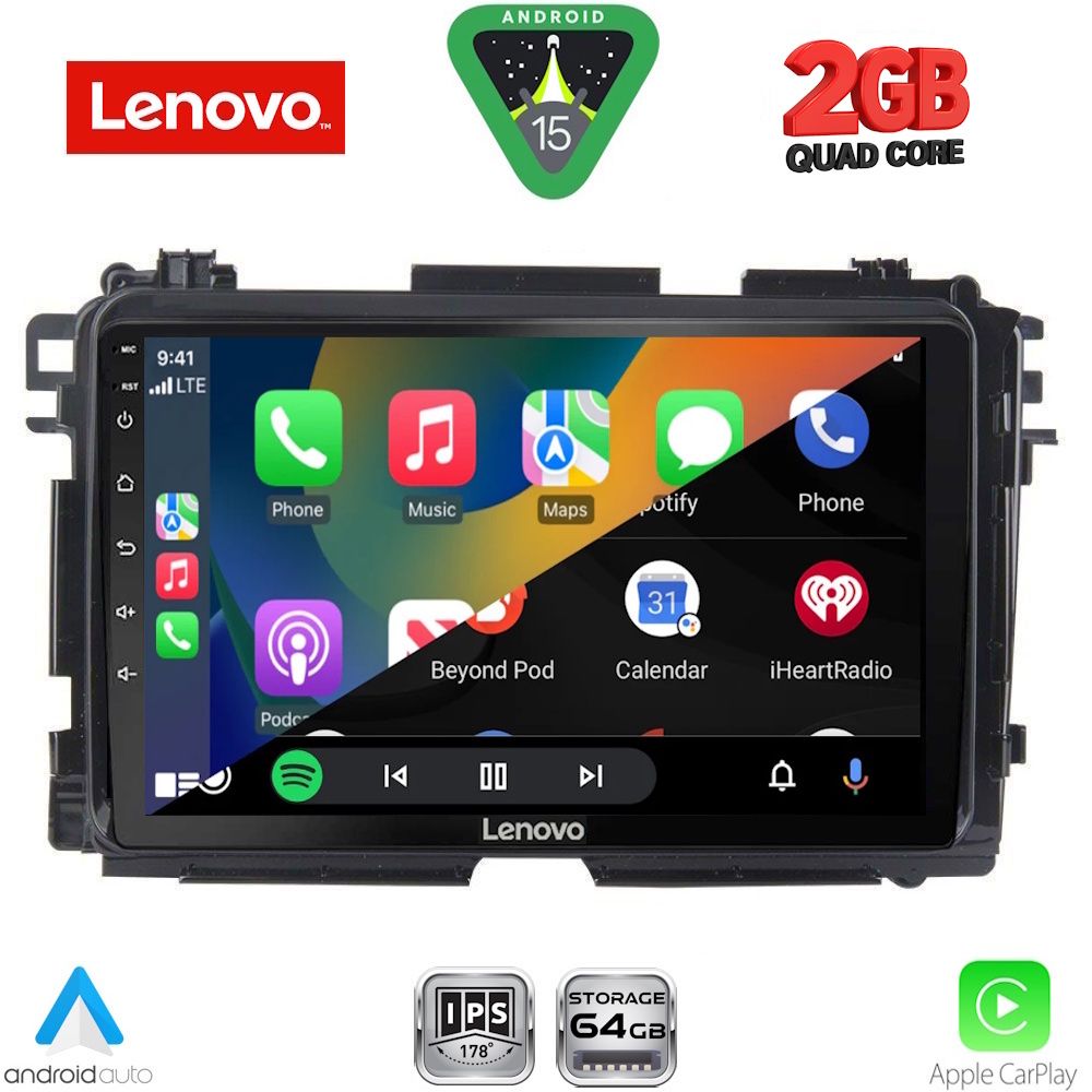 LENOVO LVD 2201_CPA (9inc) MULTIMEDIA TABLET for HONDA HRV mod. 2015-2021 LENOVO LVD 2201_CPA (9inc) MULTIMEDIA TABLET for HONDA HRV mod. 2015-2021