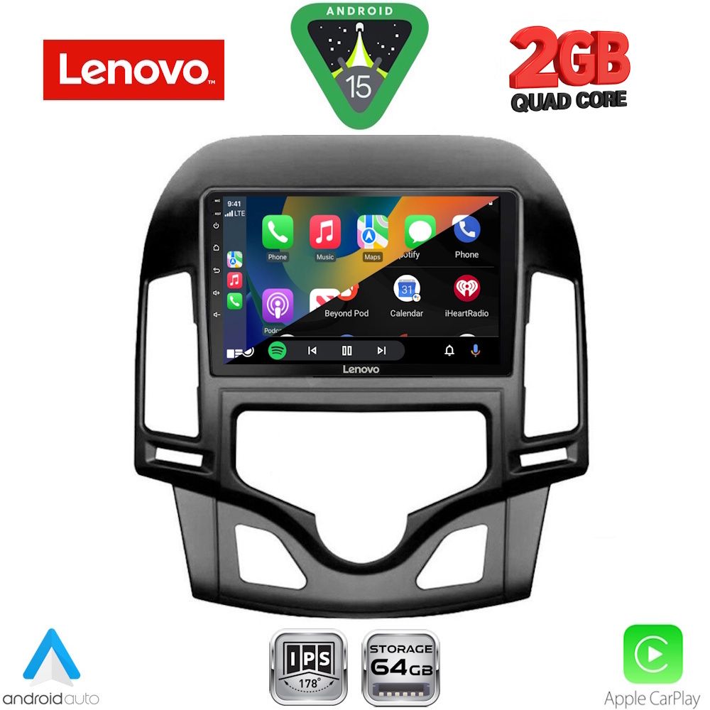 LENOVO LVD 2231_CPA CLIMA (9inc) MULTIMEDIA TABLET for HYUNDAI i30 mod. 2007-2012 LENOVO LVD 2231_CPA CLIMA (9inc) MULTIMEDIA TABLET for HYUNDAI i30 mod. 2007-2012
