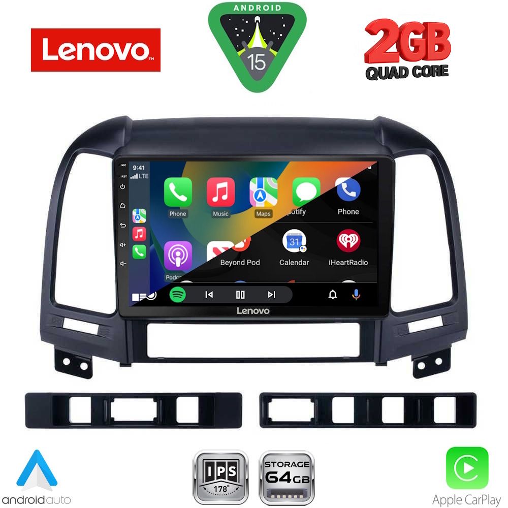 LENOVO LVD 2239_CPA (9inc) MULTIMEDIA TABLET for HYUNDAI SANTA FE mod. 2005-2013 LENOVO LVD 2239_CPA (9inc) MULTIMEDIA TABLET for HYUNDAI SANTA FE mod. 2005-2013