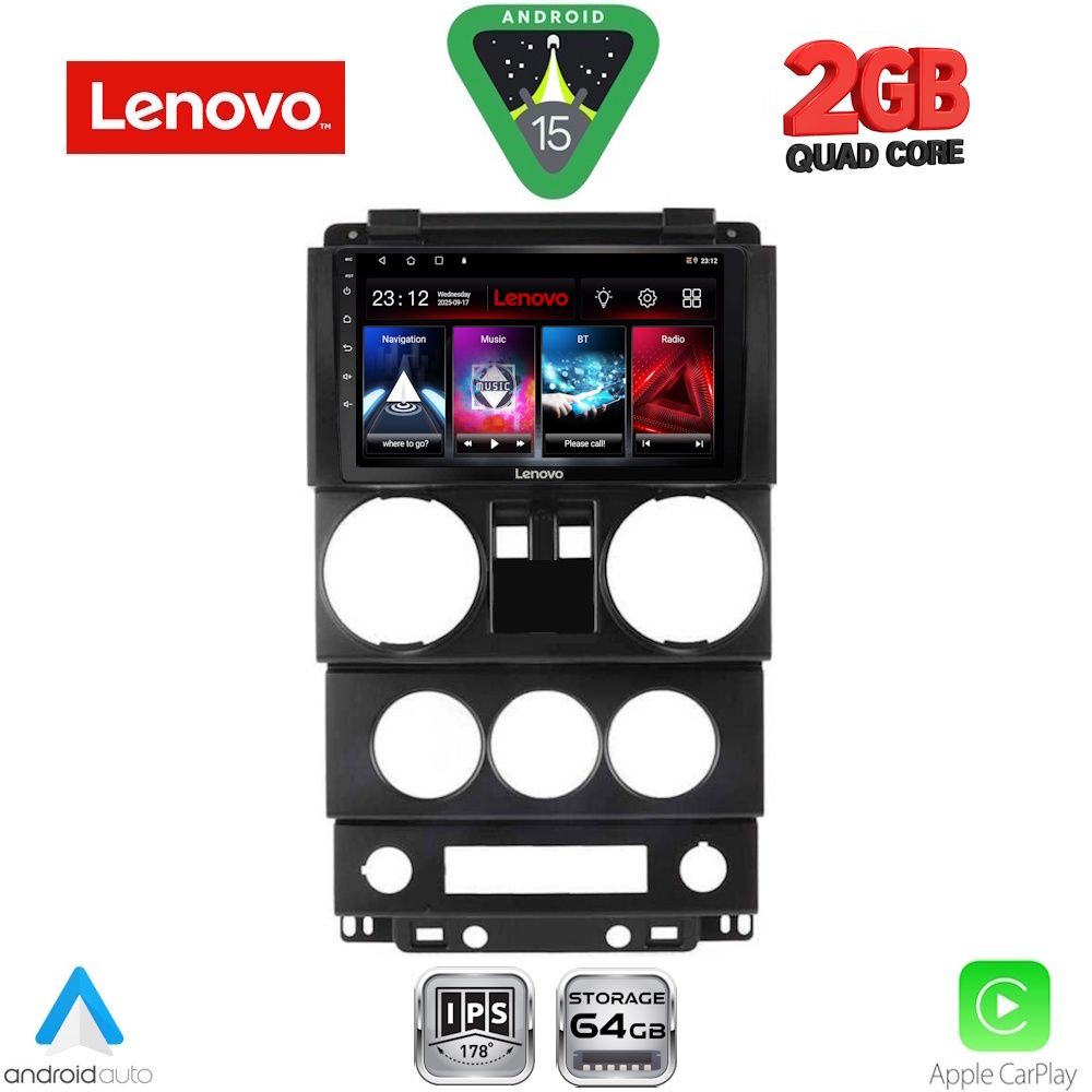 LENOVO LVD 2293_CPA (9inc) MULTIMEDIA TABLET for JEEP WRANGLER mod. 2006-2011 LENOVO LVD 2293_CPA (9inc) MULTIMEDIA TABLET for JEEP WRANGLER mod. 2006-2011