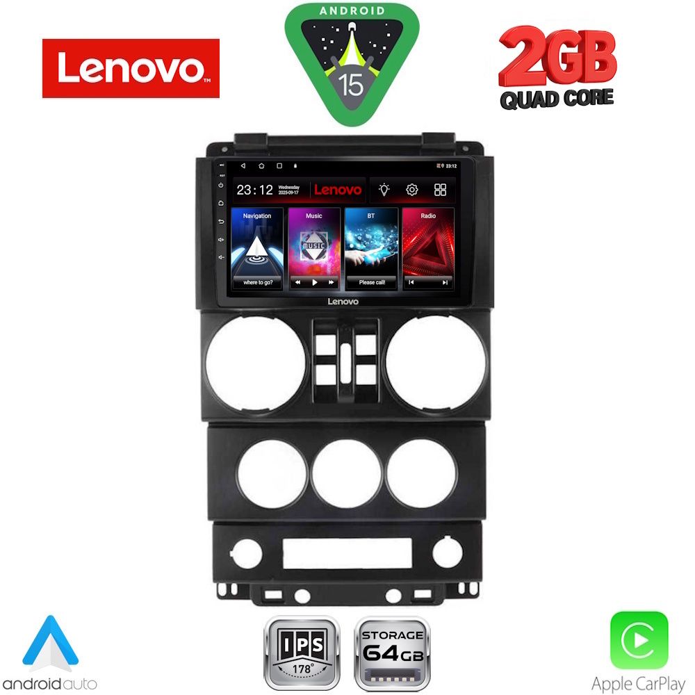 LENOVO LVD 2294_CPA (9inc) MULTIMEDIA TABLET for JEEP WRANGLER mod. 2006-2011 LENOVO LVD 2294_CPA (9inc) MULTIMEDIA TABLET for JEEP WRANGLER mod. 2006-2011