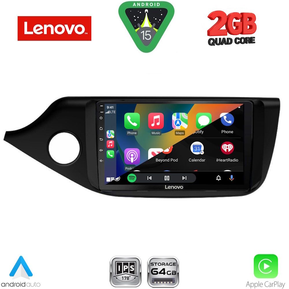 LENOVO LVD 2302_CPA (9inc) MULTIMEDIA TABLET for KIA CEED mod. 2012-2018 LENOVO LVD 2302_CPA (9inc) MULTIMEDIA TABLET for KIA CEED mod. 2012-2018
