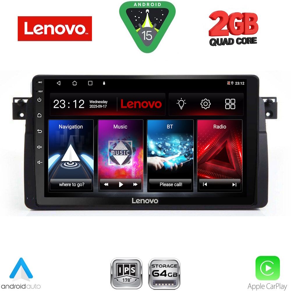 LENOVO LVD 2042_CPA (9inc) MULTIMEDIA TABLET for BMW E46 mod. 1998-2005 LENOVO LVD 2042_CPA (9inc) MULTIMEDIA TABLET for BMW E46 mod. 1998-2005