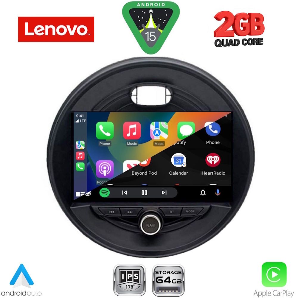 LENOVO LVD 2066_CPA (9inc) MULTIMEDIA TABLET for MINI COOPER (F55-56-F57) mod. 2015-2024 CLUBMAN (F54) mod. 2015-2024 ROADSTER (F59) mod. 2014-2025 COUNTRYMAN (F60) mod. 2016-2025 LENOVO LVD 2066_CPA (9inc) MULTIMEDIA TABLET for MINI COOPER (F55-56-F57) mod. 2015-2024 CLUBMAN (F54) mod. 2015-2024 ROADSTER (F59) mod. 2014-2025 COUNTRYMAN (F60) mod. 2016-2025