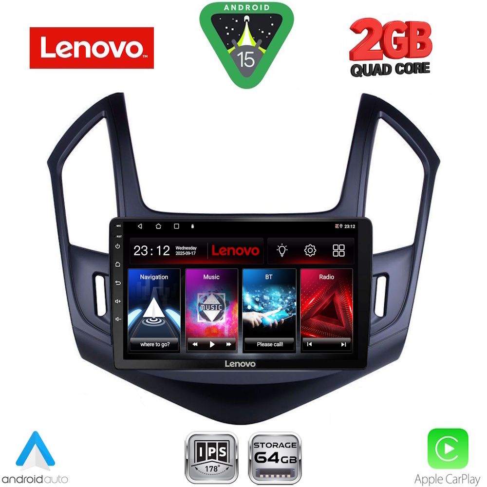 LENOVO LVD 2077_CPA (9inc) MULTIMEDIA TABLET for CHEVROLET CRUZE mod. 2013-2015 LENOVO LVD 2077_CPA (9inc) MULTIMEDIA TABLET for CHEVROLET CRUZE mod. 2013-2015