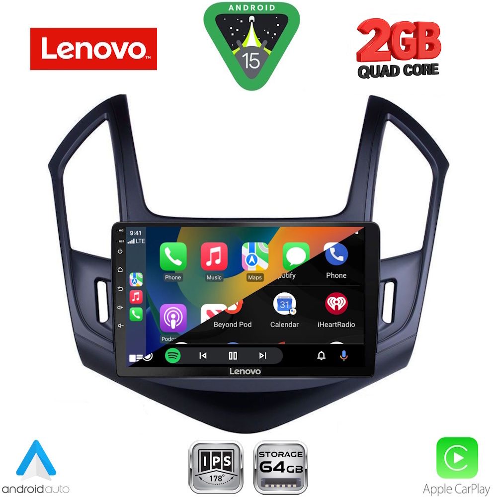 LENOVO LVD 2077_CPA (9inc) MULTIMEDIA TABLET for CHEVROLET CRUZE mod. 2013-2015 LENOVO LVD 2077_CPA (9inc) MULTIMEDIA TABLET for CHEVROLET CRUZE mod. 2013-2015