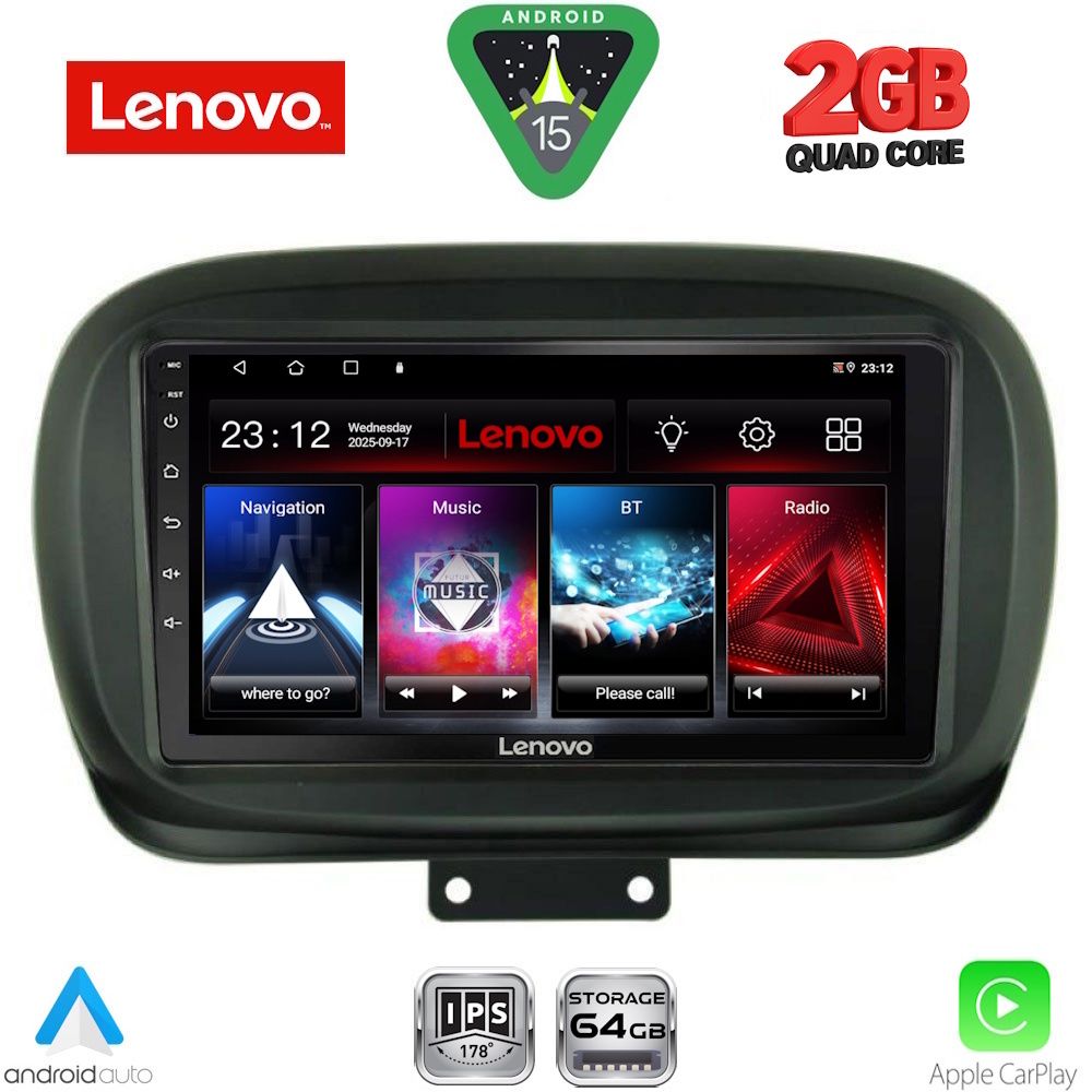 LENOVO LVD 2134_CPA (9inc) MULTIMEDIA TABLET for FIAT 500Χ mod. 2014-2022 LENOVO LVD 2134_CPA (9inc) MULTIMEDIA TABLET for FIAT 500Χ mod. 2014-2022
