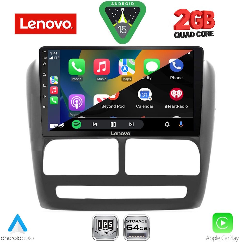 LENOVO LVD 2137_CPA (9inc) MULTIMEDIA TABLET for FIAT DOBLO mod. 2010-2015 LENOVO LVD 2137_CPA (9inc) MULTIMEDIA TABLET for FIAT DOBLO mod. 2010-2015