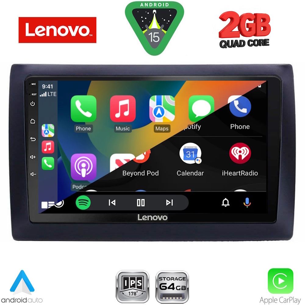 LENOVO LVD 2145_CPA (9inc) MULTIMEDIA TABLET for FIAT STILO mod. 2001-2007 LENOVO LVD 2145_CPA (9inc) MULTIMEDIA TABLET for FIAT STILO mod. 2001-2007