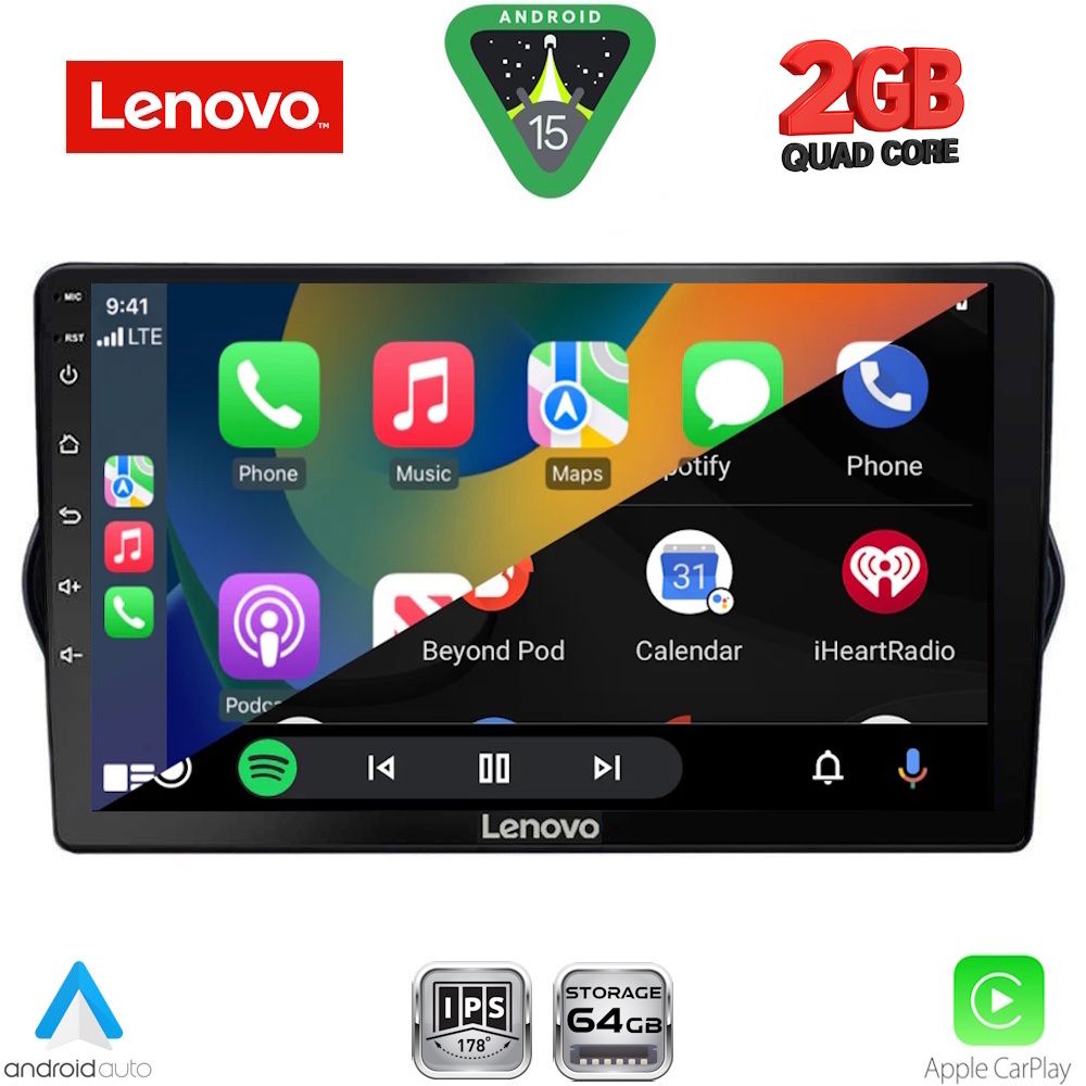 LENOVO LVD 2148_CPA (9inc) MULTIMEDIA TABLET for FIAT TIPO mod. 2015-2023 LENOVO LVD 2148_CPA (9inc) MULTIMEDIA TABLET for FIAT TIPO mod. 2015-2023