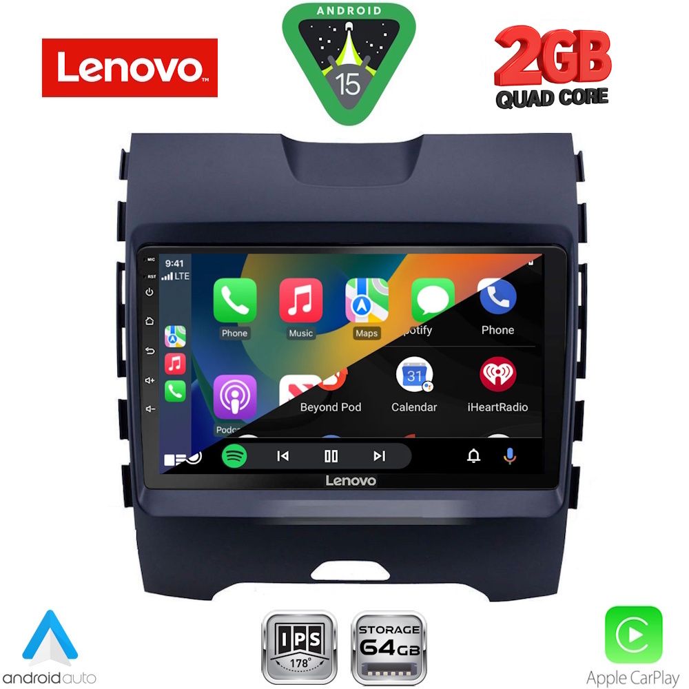 LENOVO LVD 2152_CPA (9inc) MULTIMEDIA TABLET for FORD EDGE mod. 2015-2023 LENOVO LVD 2152_CPA (9inc) MULTIMEDIA TABLET for FORD EDGE mod. 2015-2023