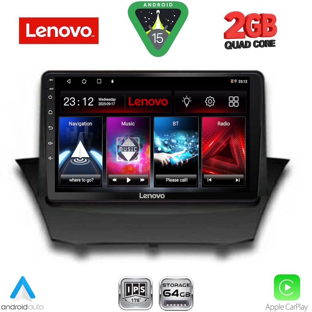 LENOVO LVD 2154A_CPA (9inc) MULTIMEDIA TABLET for FORD FIESTA mod. 2008-2017 LENOVO LVD 2154A_CPA (9inc) MULTIMEDIA TABLET for FORD FIESTA mod. 2008-2017