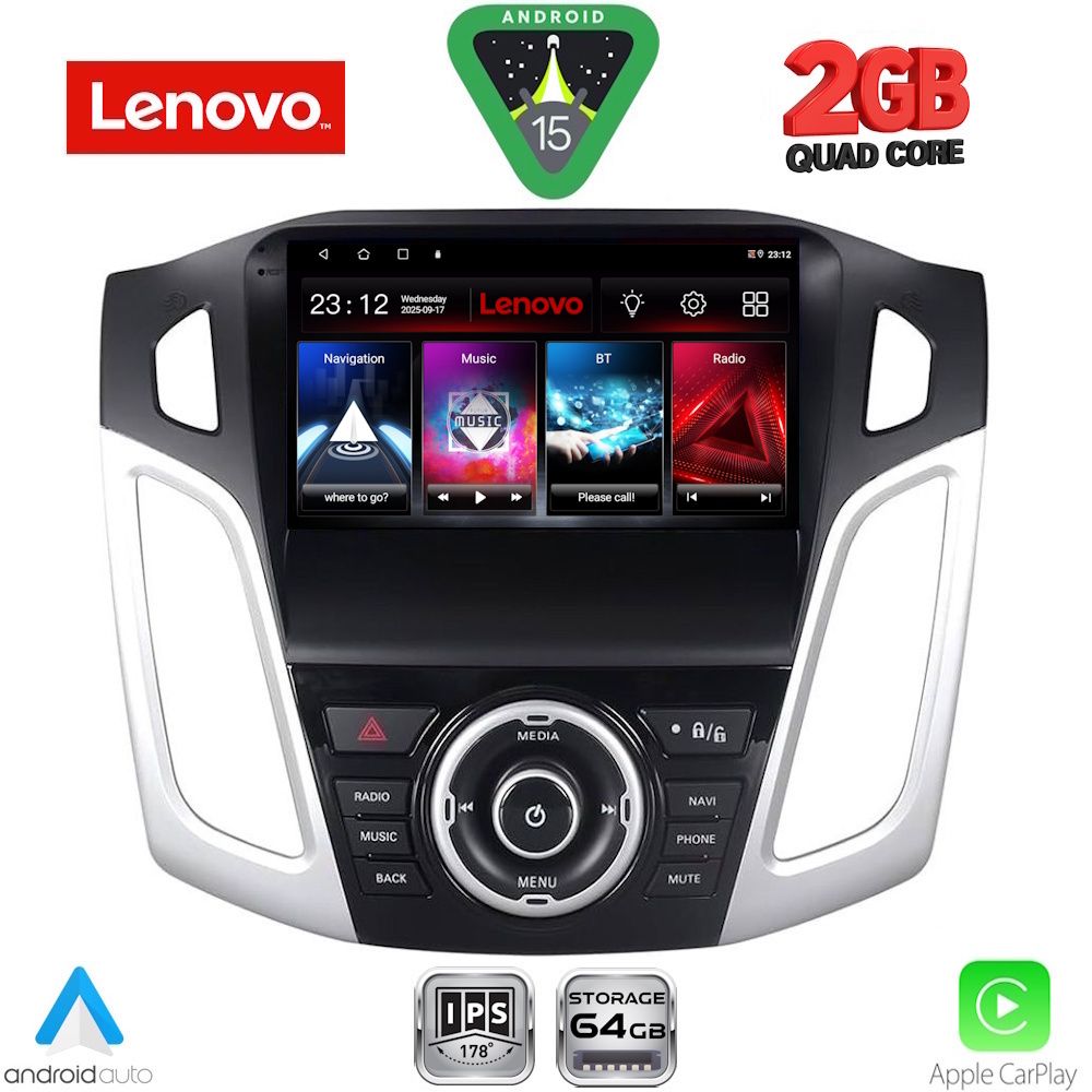 LENOVO LVD 2157_CPA (9inc) MULTIMEDIA TABLET for FORD FOCUS mod. 2011-2018 LENOVO LVD 2157_CPA (9inc) MULTIMEDIA TABLET for FORD FOCUS mod. 2011-2018