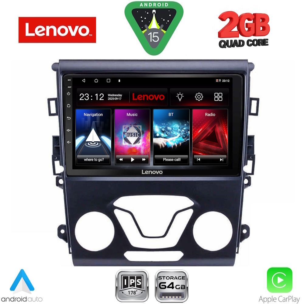 LENOVO LVD 2164_CPA A/C (9inc) MULTIMEDIA TABLET for FORD MONDEO mod. 2014-2025 LENOVO LVD 2164_CPA A/C (9inc) MULTIMEDIA TABLET for FORD MONDEO mod. 2014-2025