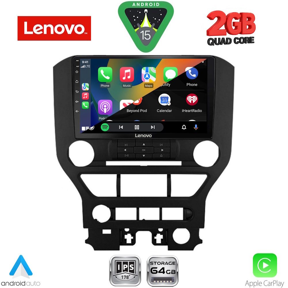 LENOVO LVD 2166_CPA 3BUT (9inc) MULTIMEDIA TABLET for FORD MUSTANG mod. 2015-2020 LENOVO LVD 2166_CPA 3BUT (9inc) MULTIMEDIA TABLET for FORD MUSTANG mod. 2015-2020