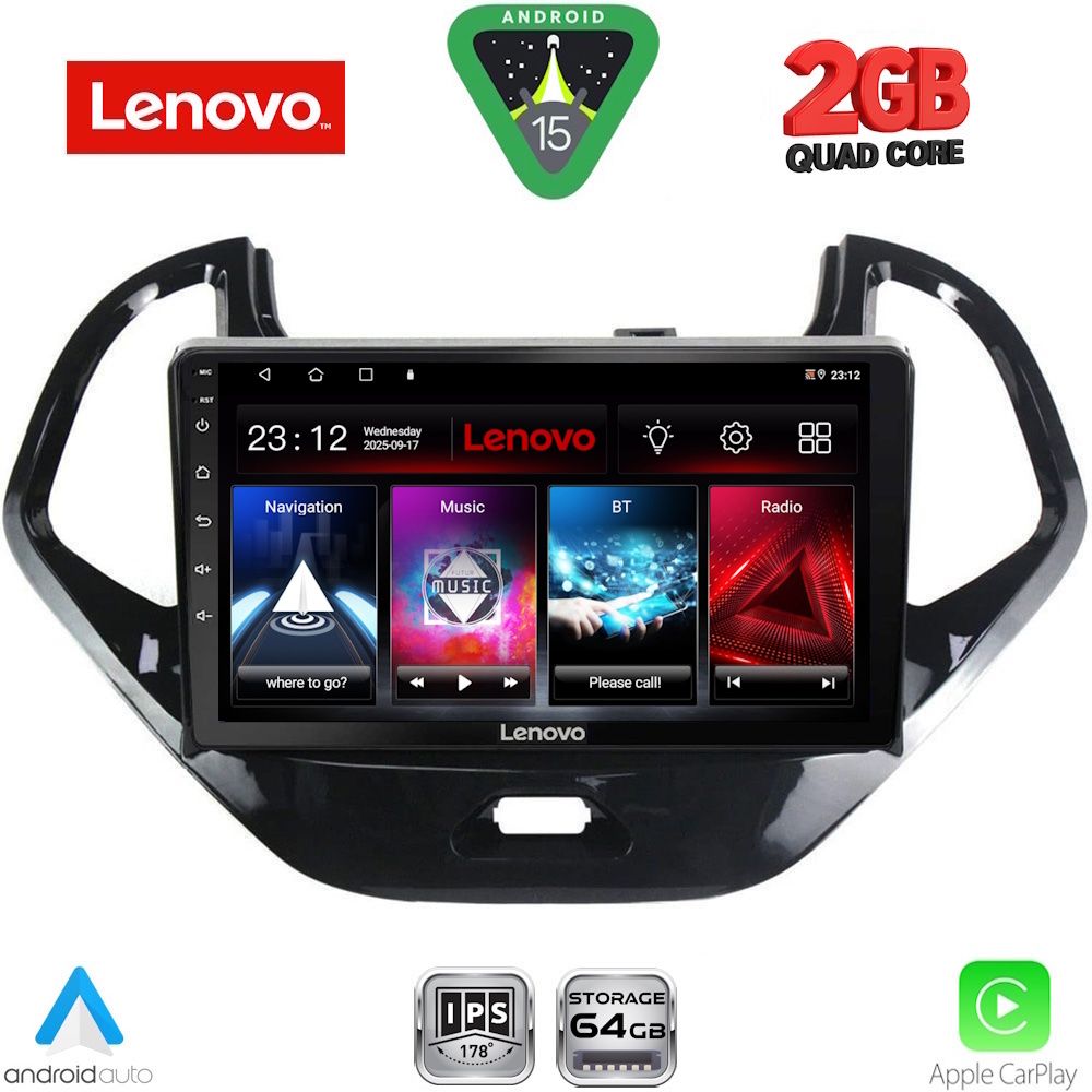 LENOVO LVD 2167SH_CPA (9inc) MULTIMEDIA TABLET for FORD KA mod. 2017-2024 LENOVO LVD 2167SH_CPA (9inc) MULTIMEDIA TABLET for FORD KA mod. 2017-2024