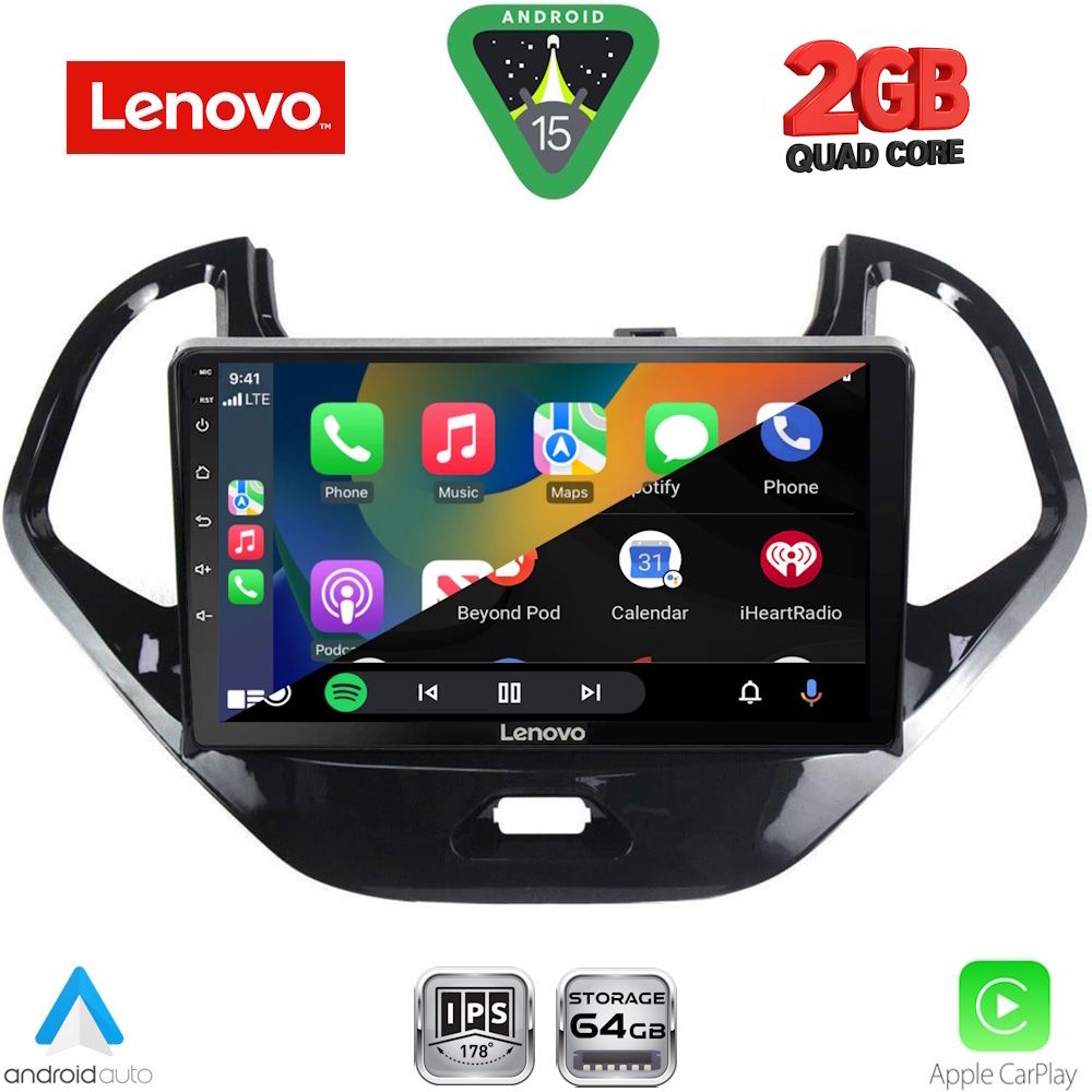 LENOVO LVD 2167SH_CPA (9inc) MULTIMEDIA TABLET for FORD KA mod. 2017-2024 LENOVO LVD 2167SH_CPA (9inc) MULTIMEDIA TABLET for FORD KA mod. 2017-2024