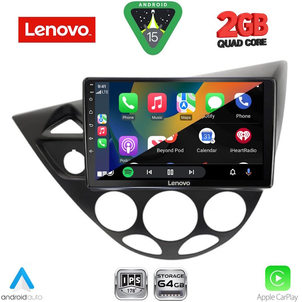 LENOVO LVD 2169_CPA (9inc) MULTIMEDIA TABLET for FORD FOCUS mod. 1998-2004 LENOVO LVD 2169_CPA (9inc) MULTIMEDIA TABLET for FORD FOCUS mod. 1998-2004