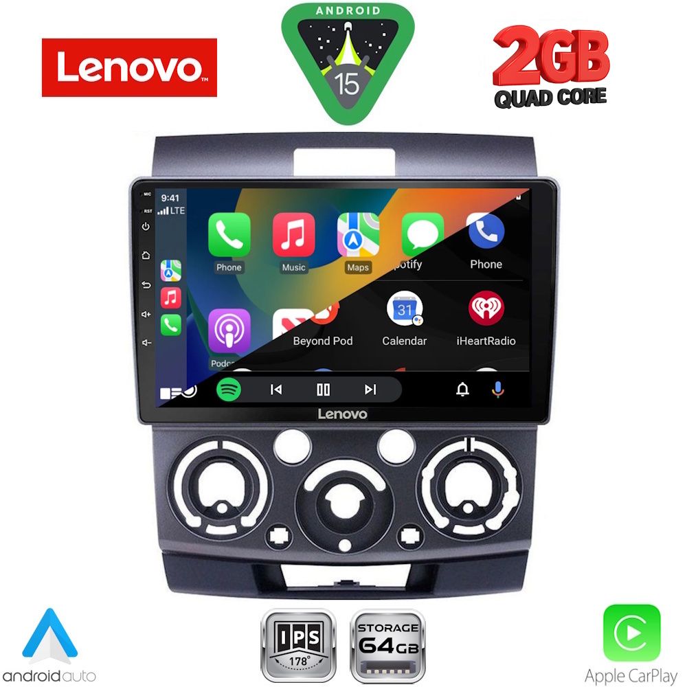 LENOVO LVD 2170_CPA (9inc) MULTIMEDIA TABLET for FORD RANGER | MAZDA BT50 mod. 2006-2011 LENOVO LVD 2170_CPA (9inc) MULTIMEDIA TABLET for FORD RANGER | MAZDA BT50 mod. 2006-2011