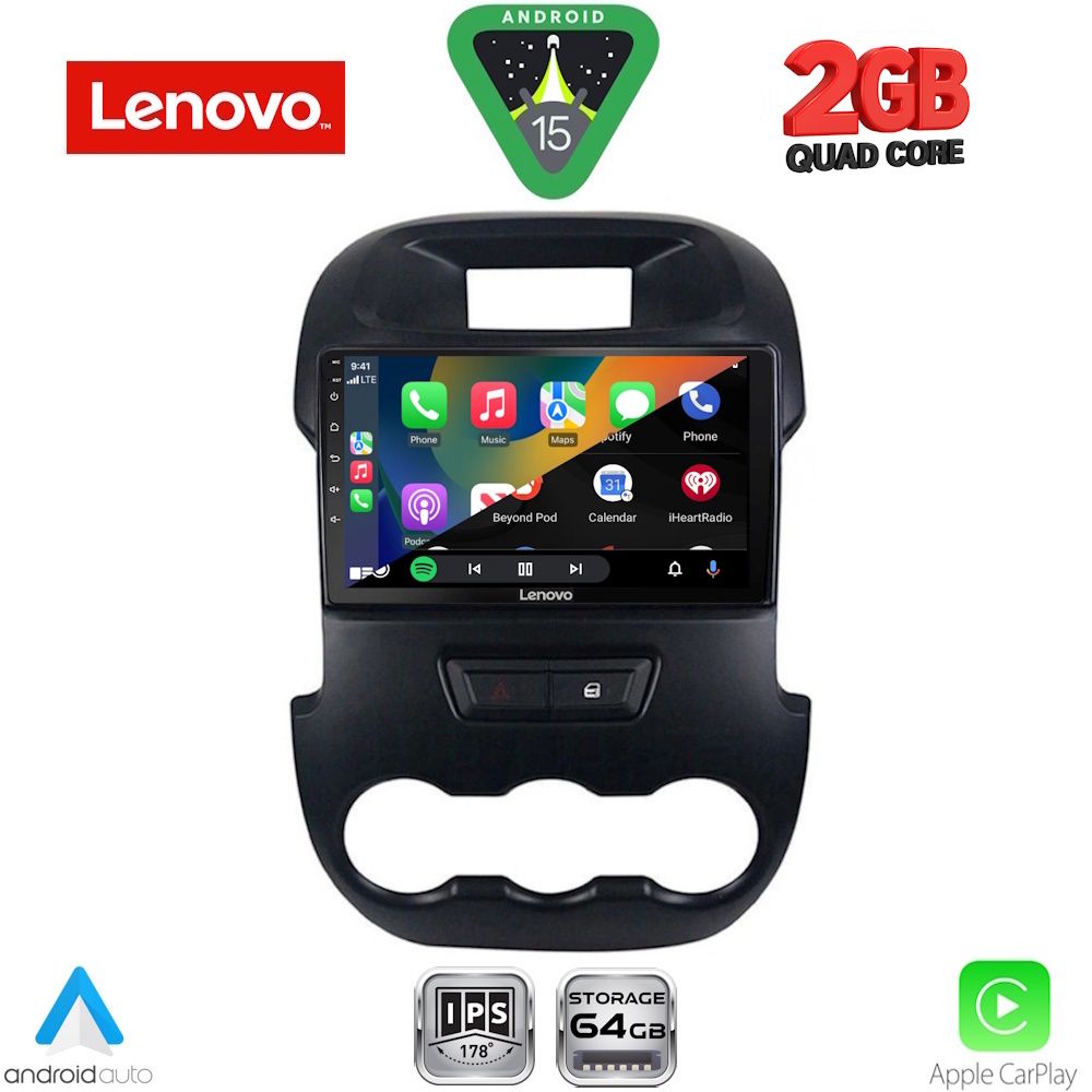 LENOVO LVD 2171_CPA (9inc) MULTIMEDIA TABLET for FORD RANGER mod. 2011-2015 LENOVO LVD 2171_CPA (9inc) MULTIMEDIA TABLET for FORD RANGER mod. 2011-2015