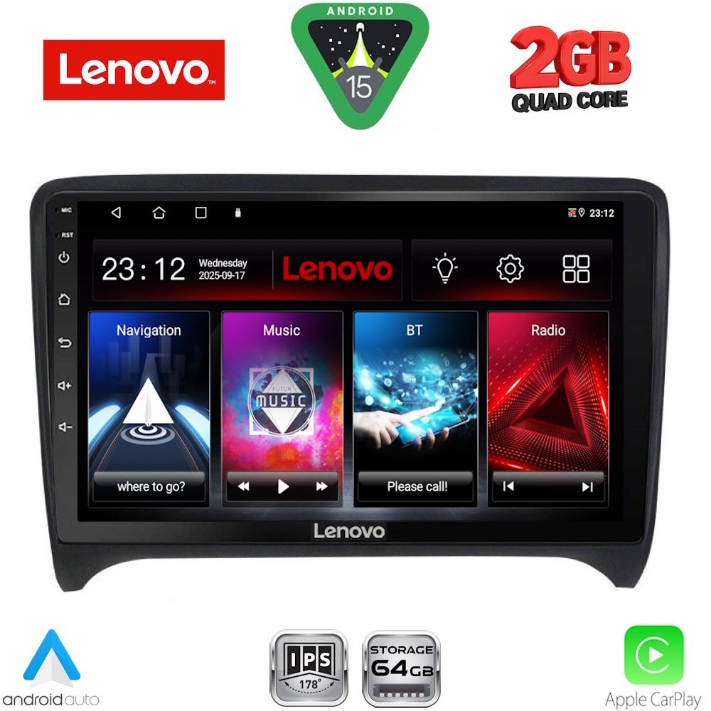 LENOVO LVD 2009_CPA (9inc) MULTIMEDIA TABLET for AUDI TT mod. 2007-2015 LENOVO LVD 2009_CPA (9inc) MULTIMEDIA TABLET for AUDI TT mod. 2007-2015