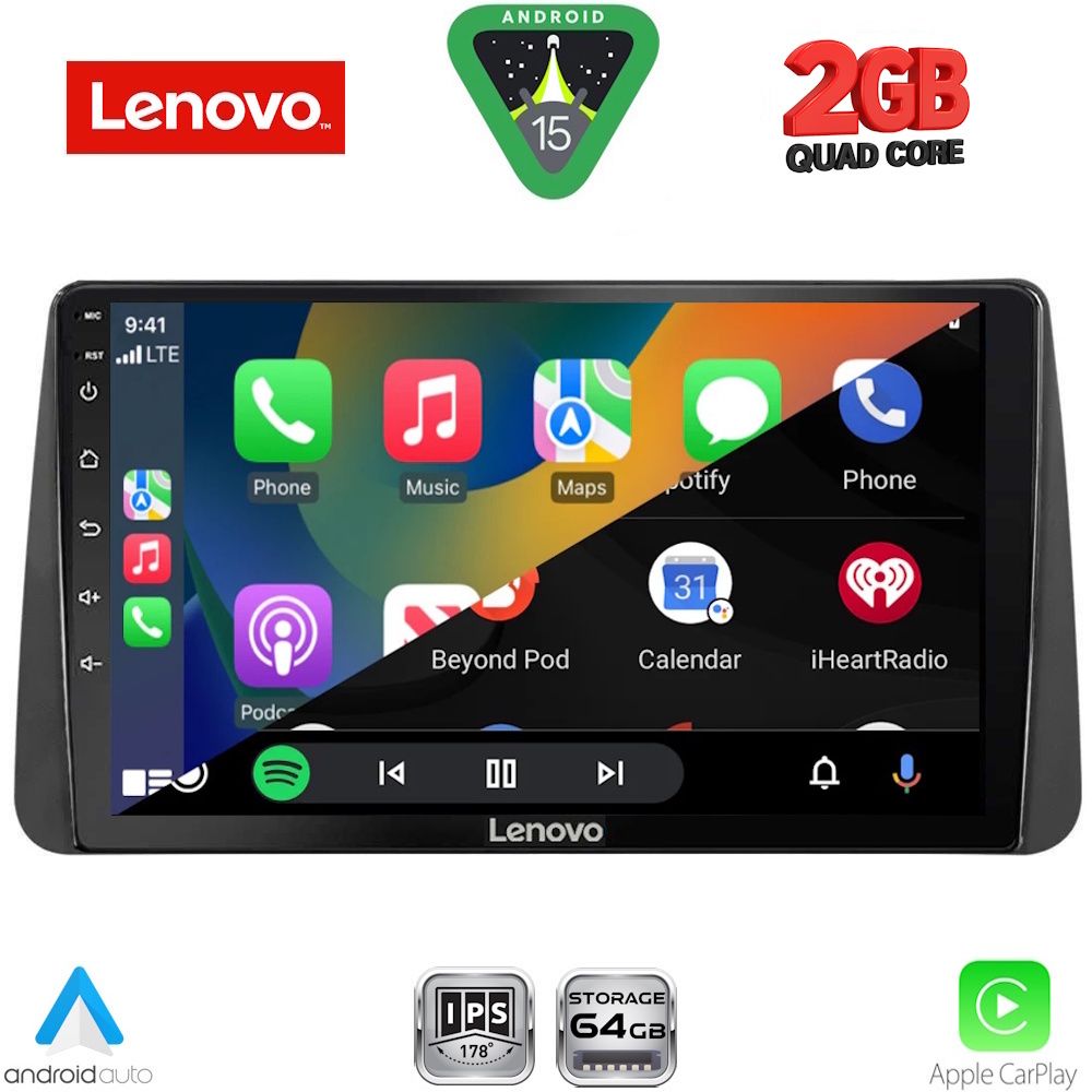 LENOVO LVD 2149_CPA DASH (9inc) MULTIMEDIA TABLET for FIAT TIPO mod. 2018-2023 LENOVO LVD 2149_CPA DASH (9inc) MULTIMEDIA TABLET for FIAT TIPO mod. 2018-2023
