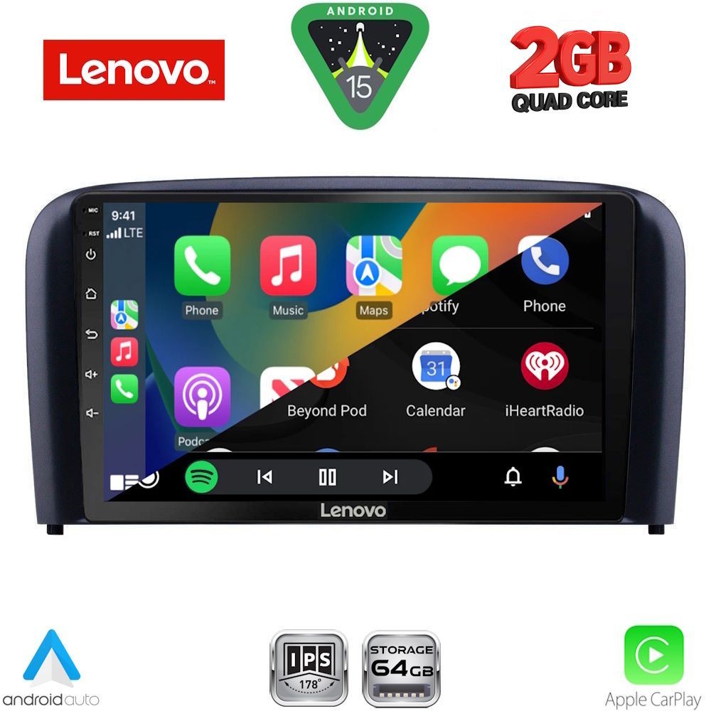 LENOVO LVD 2786_CPA (9inc) MULTIMEDIA TABLET for VOLVO S80 mod. 1999-2006 LENOVO LVD 2786_CPA (9inc) MULTIMEDIA TABLET for VOLVO S80 mod. 1999-2006