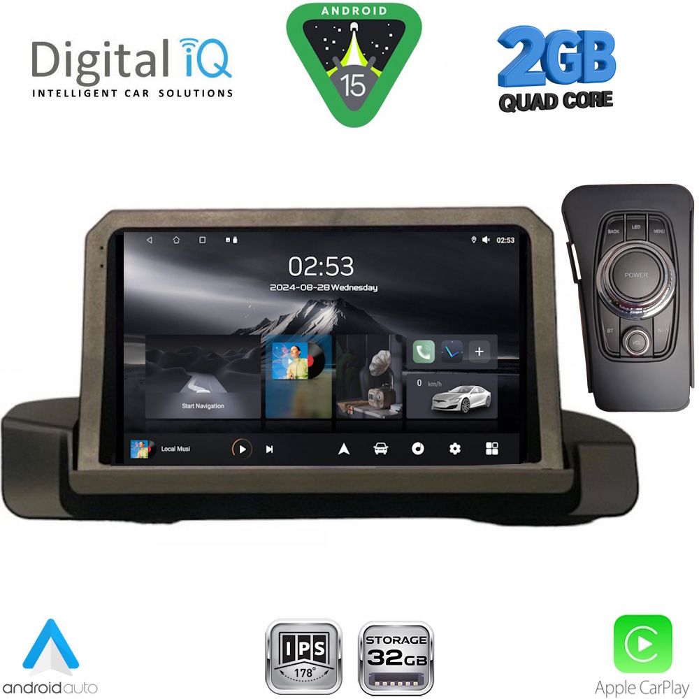 DIGITAL IQ RSD 1044_CPA (9inc) MULTIMEDIA TABLET for BMW S.3 (E90-91-92) mod. 2005-2012 DIGITAL IQ RSD 1044_CPA (9inc) MULTIMEDIA TABLET for BMW S.3 (E90-91-92) mod. 2005-2012
