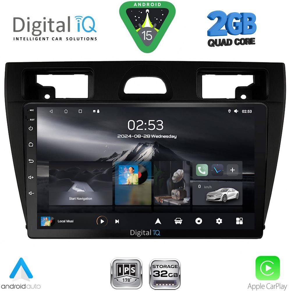 DIGITAL IQ RSD 1153BL_CPA (9inc) MULTIMEDIA TABLET for FORD FIESTA mod. 2005-2008 (BLACK) DIGITAL IQ RSD 1153BL_CPA (9inc) MULTIMEDIA TABLET for FORD FIESTA mod. 2005-2008 (BLACK)