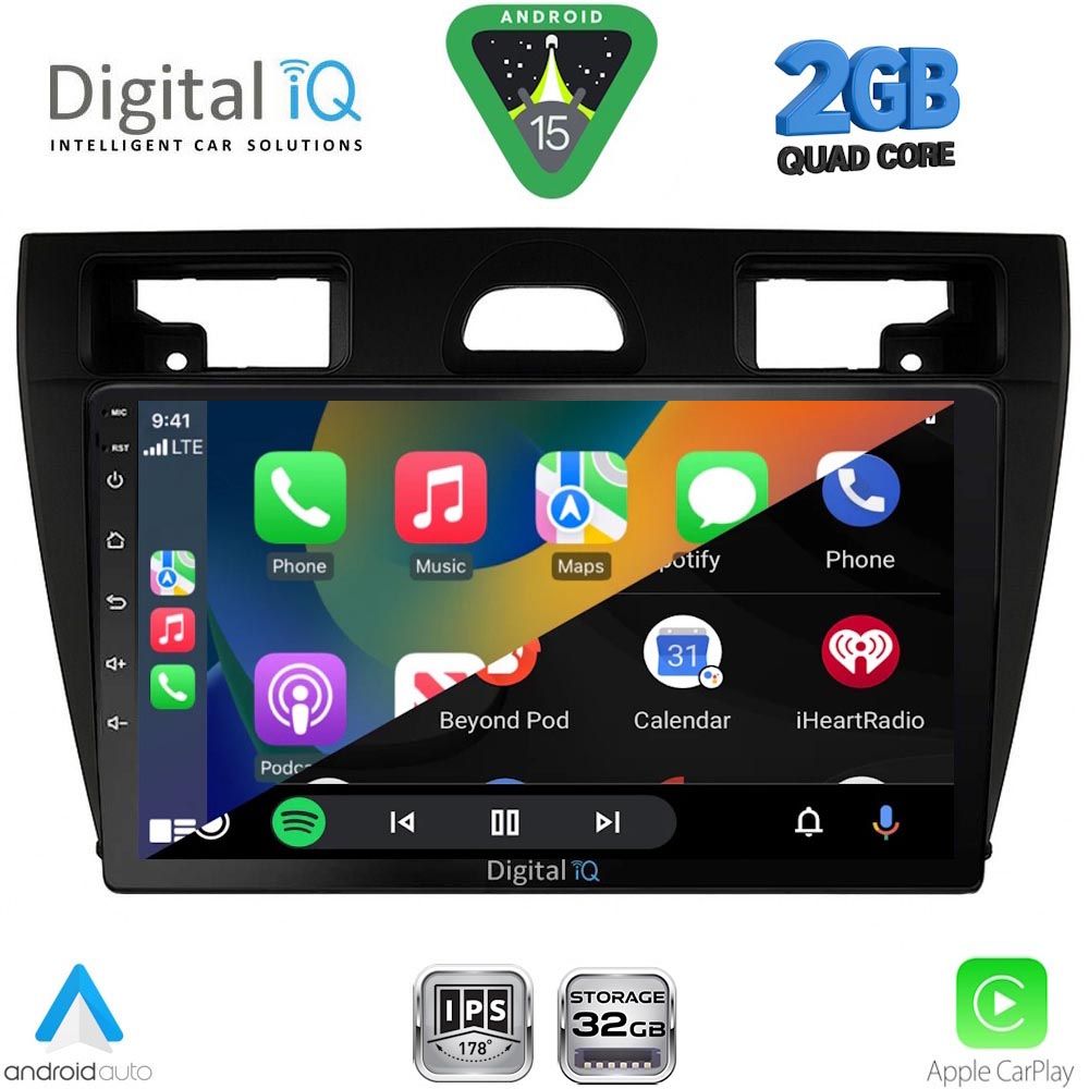 DIGITAL IQ RSD 1153BL_CPA (9inc) MULTIMEDIA TABLET for FORD FIESTA mod. 2005-2008 (BLACK) DIGITAL IQ RSD 1153BL_CPA (9inc) MULTIMEDIA TABLET for FORD FIESTA mod. 2005-2008 (BLACK)