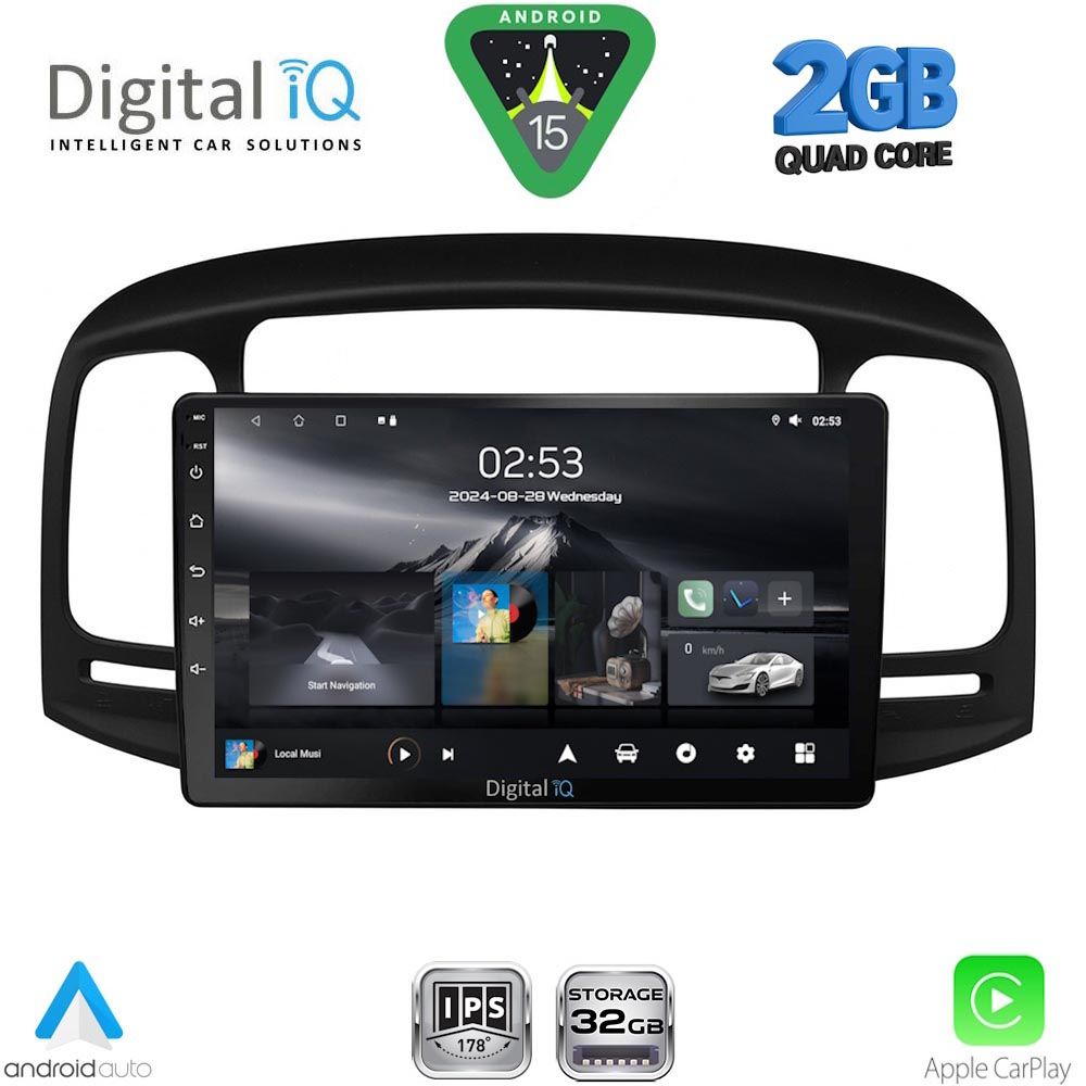 DIGITAL IQ RSD 1249BL_CPA (9inc) MULTIMEDIA TABLET for HYUNDAI ACCENT mod. 2005-2012 (BLACK) DIGITAL IQ RSD 1249BL_CPA (9inc) MULTIMEDIA TABLET for HYUNDAI ACCENT mod. 2005-2012 (BLACK)