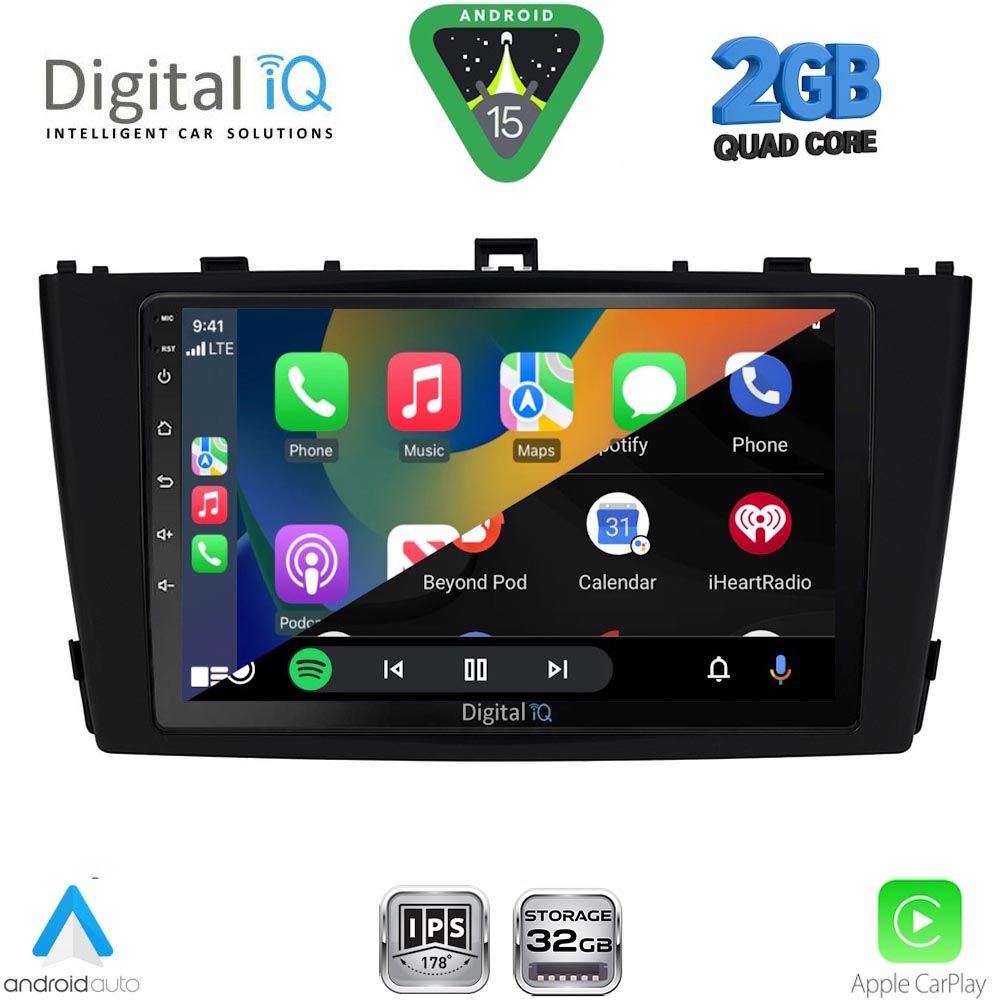 DIGITAL IQ RSD 1705BL_CPA (9inc) MULTIMEDIA TABLET for TOYOTA AVENSIS (T27) mod. 2009-2015 (BLACK) DIGITAL IQ RSD 1705BL_CPA (9inc) MULTIMEDIA TABLET for TOYOTA AVENSIS (T27) mod. 2009-2015 (BLACK)