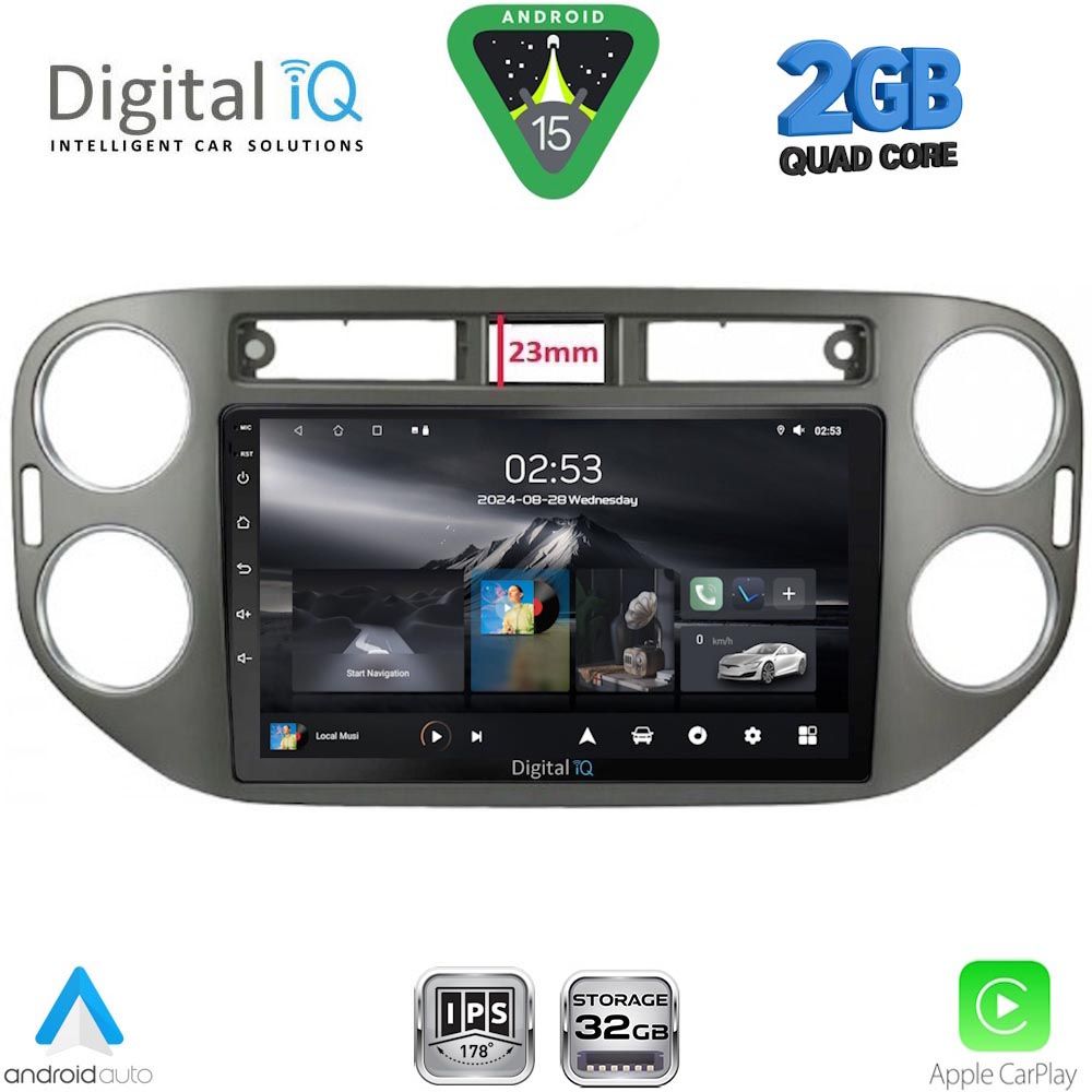 DIGITAL IQ RSD 1760GR_CPA (9inc) MULTIMEDIA TABLET for VW TIGUAN mod. 2011-2016 (GREY) DIGITAL IQ RSD 1760GR_CPA (9inc) MULTIMEDIA TABLET for VW TIGUAN mod. 2011-2016 (GREY)