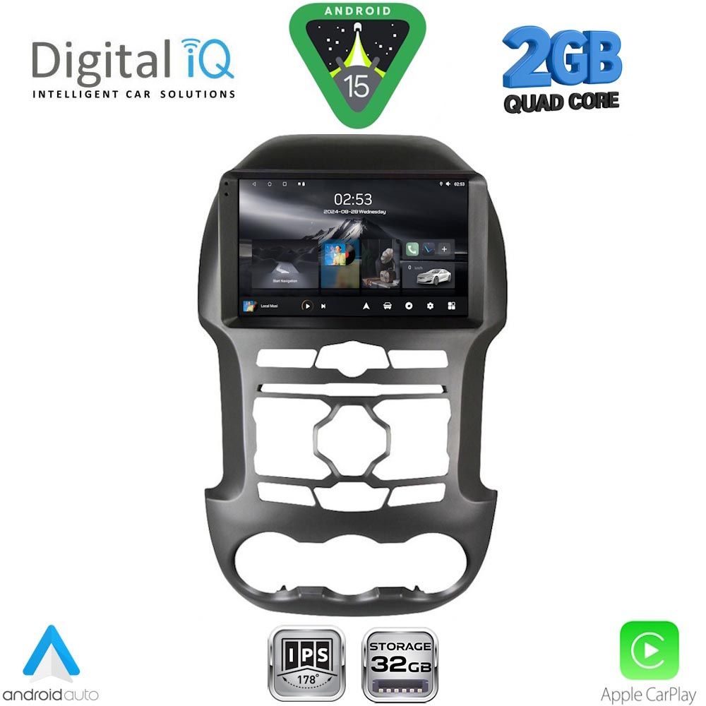 DIGITAL IQ RSD 1171S_CPA (9inc) MULTIMEDIA TABLET for FORD RANGER mod. 2011-2015 DIGITAL IQ RSD 1171S_CPA (9inc) MULTIMEDIA TABLET for FORD RANGER mod. 2011-2015