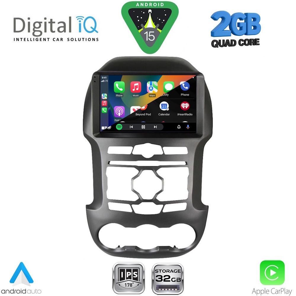DIGITAL IQ RSD 1171S_CPA (9inc) MULTIMEDIA TABLET for FORD RANGER mod. 2011-2015 DIGITAL IQ RSD 1171S_CPA (9inc) MULTIMEDIA TABLET for FORD RANGER mod. 2011-2015